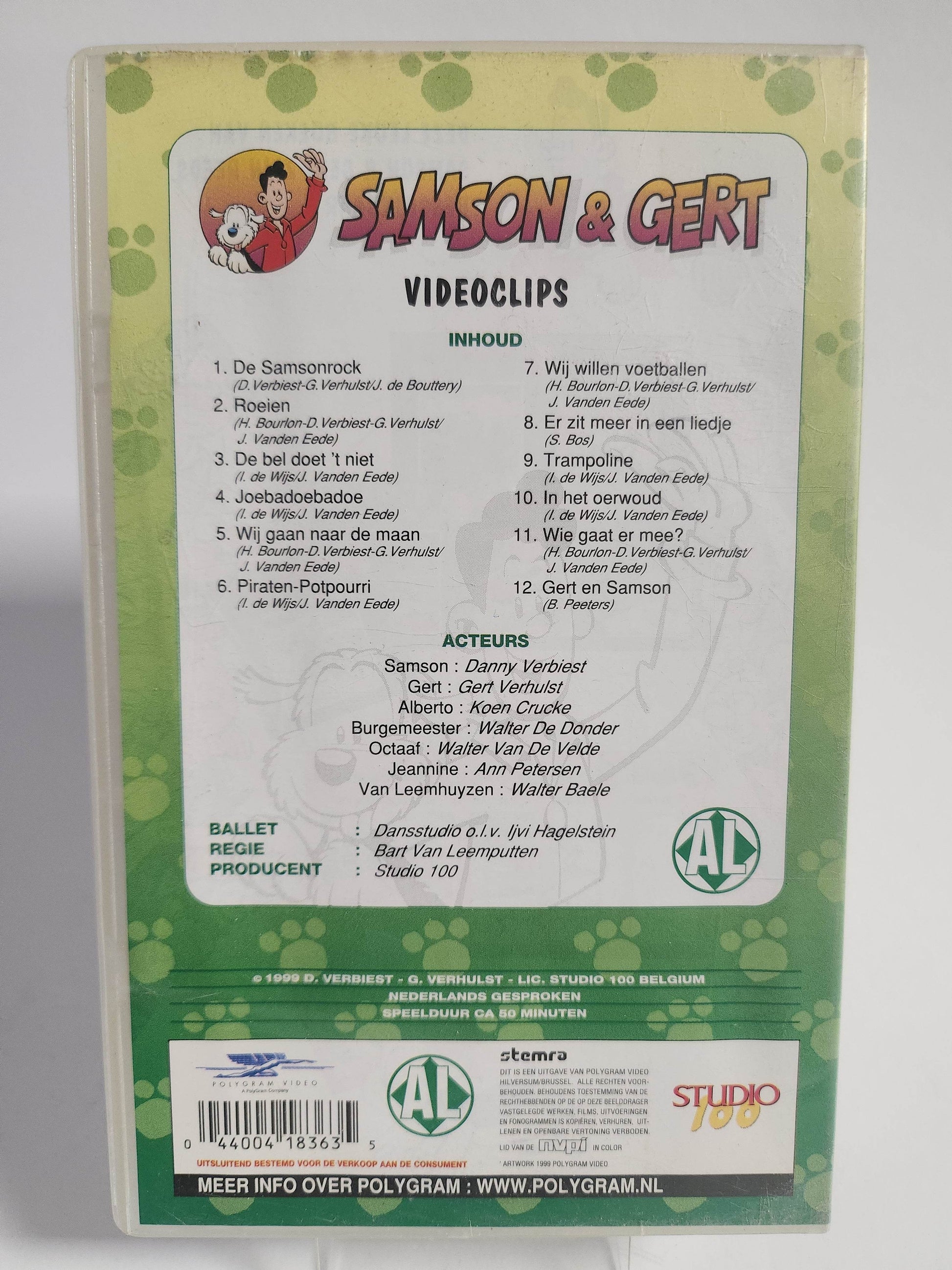 Samson & Gert Videoclips VHS - Feniks Gameshop