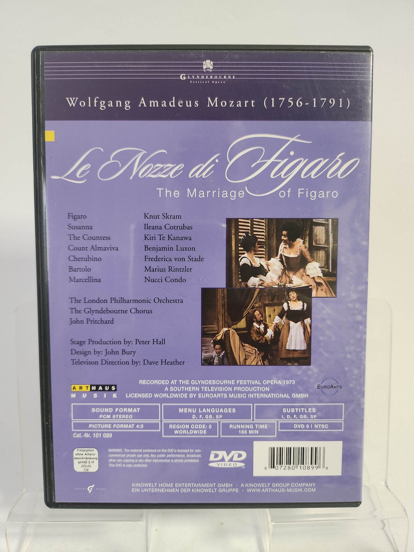 Mozart: Le Nozze di Figaro DVD Muziek - Feniks Gameshop