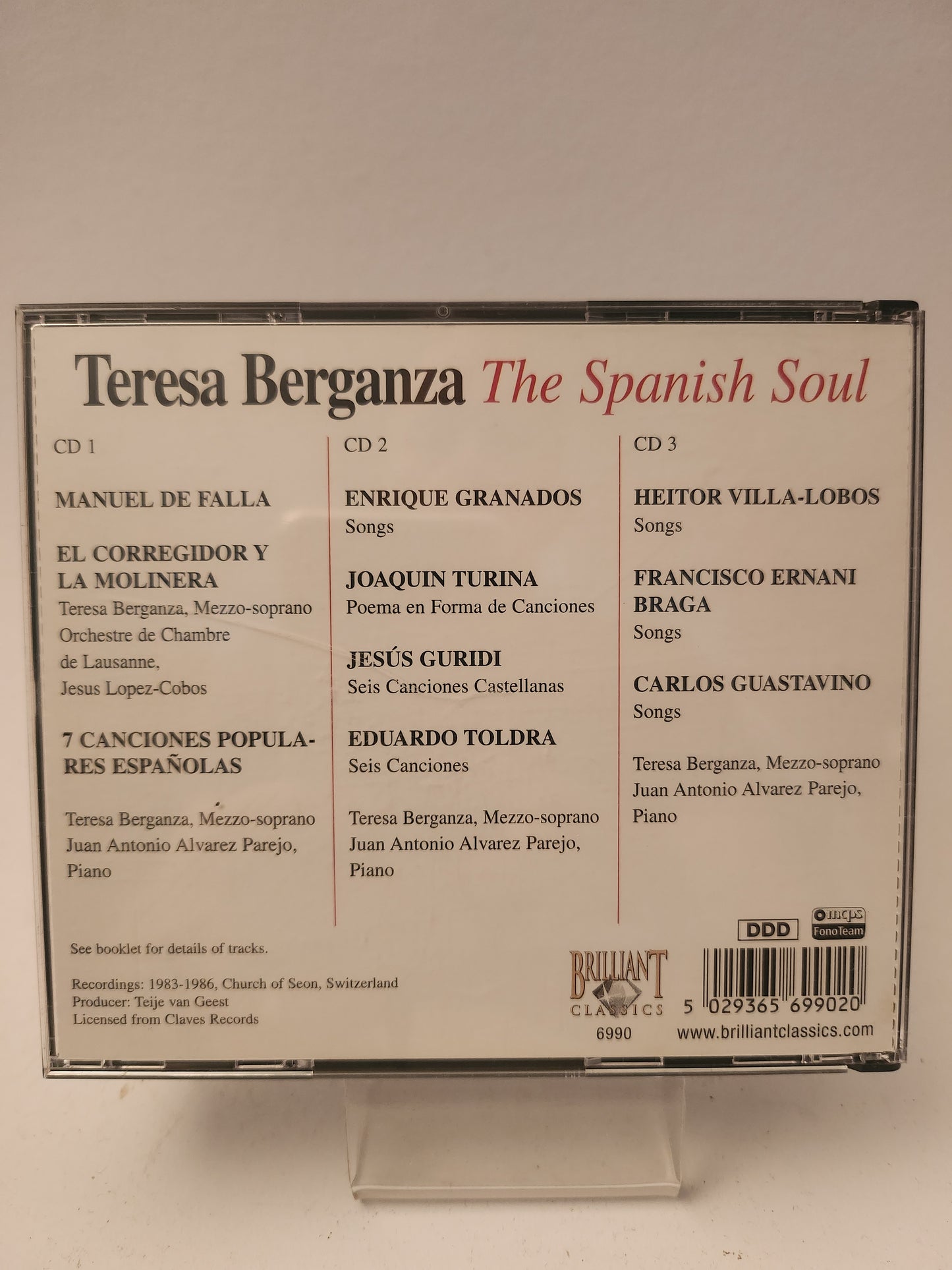 Teresa Bergsnza: The Spanish Soul CD