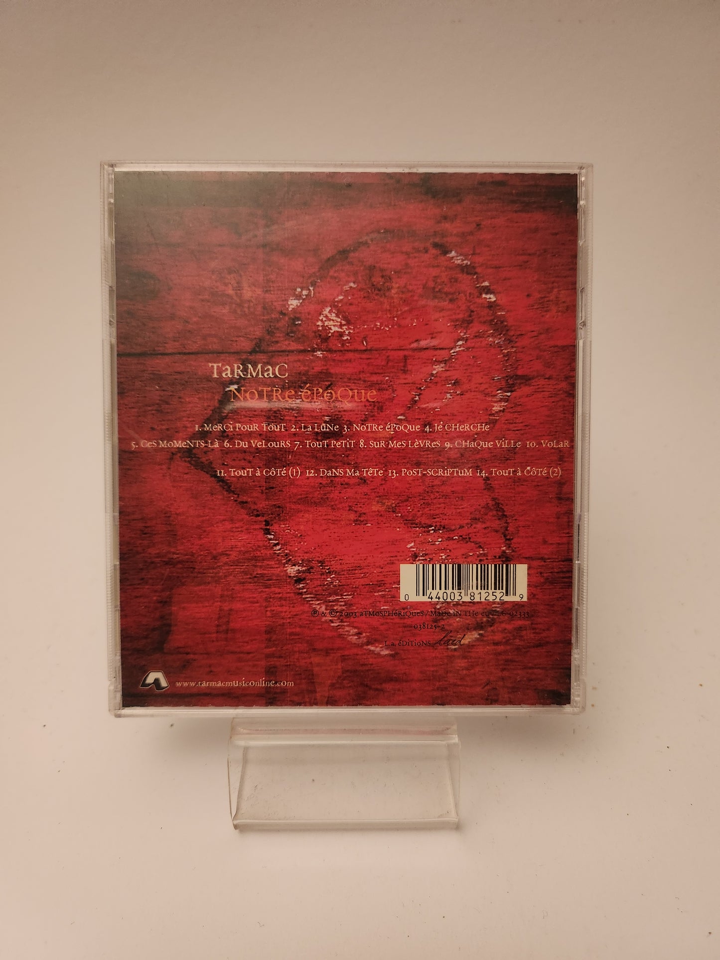 Tarmac: Notre EpoQue CD