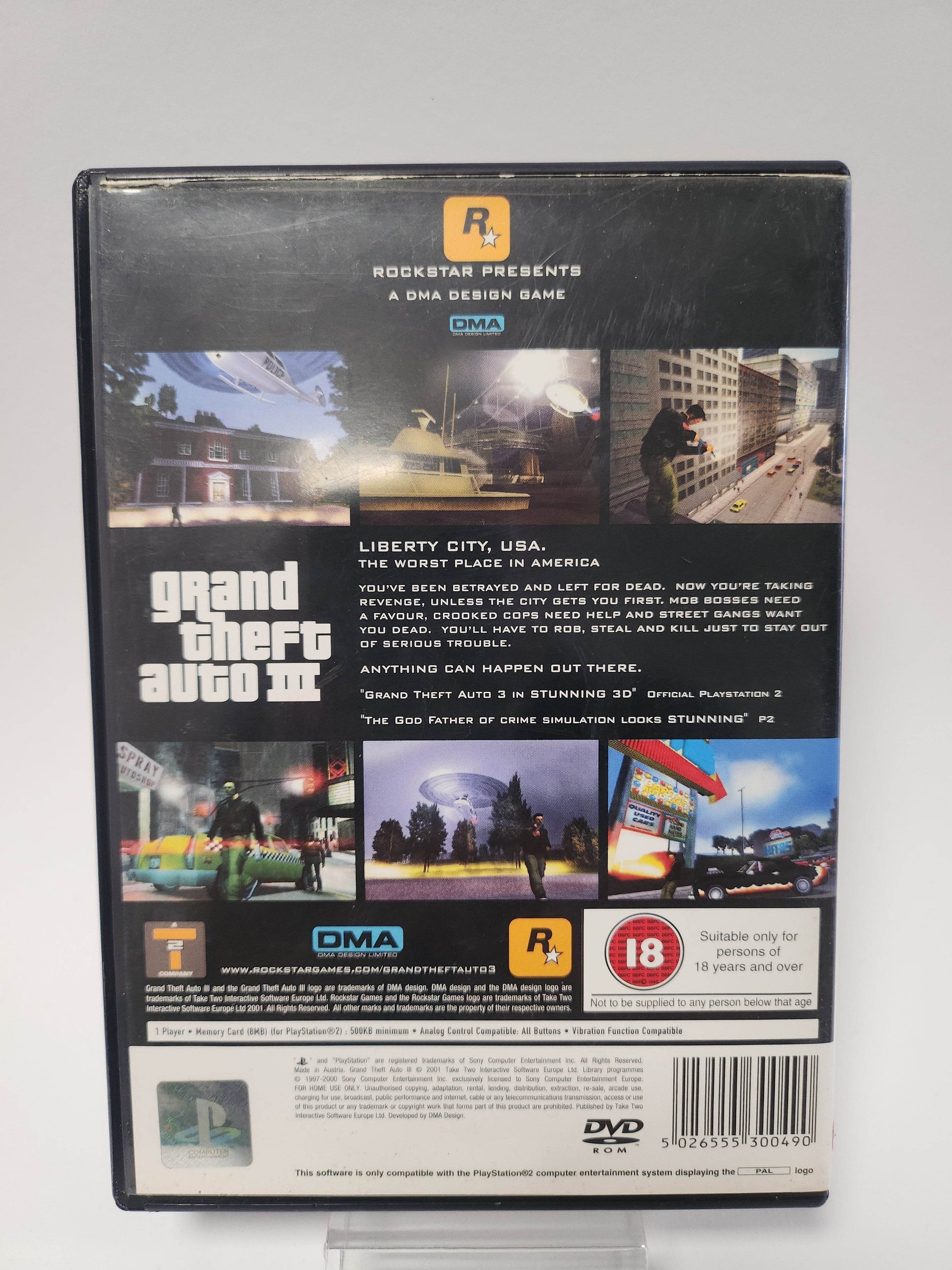 Grand Theft Auto III (No Book) PlayStation 2 - Feniks Gameshop