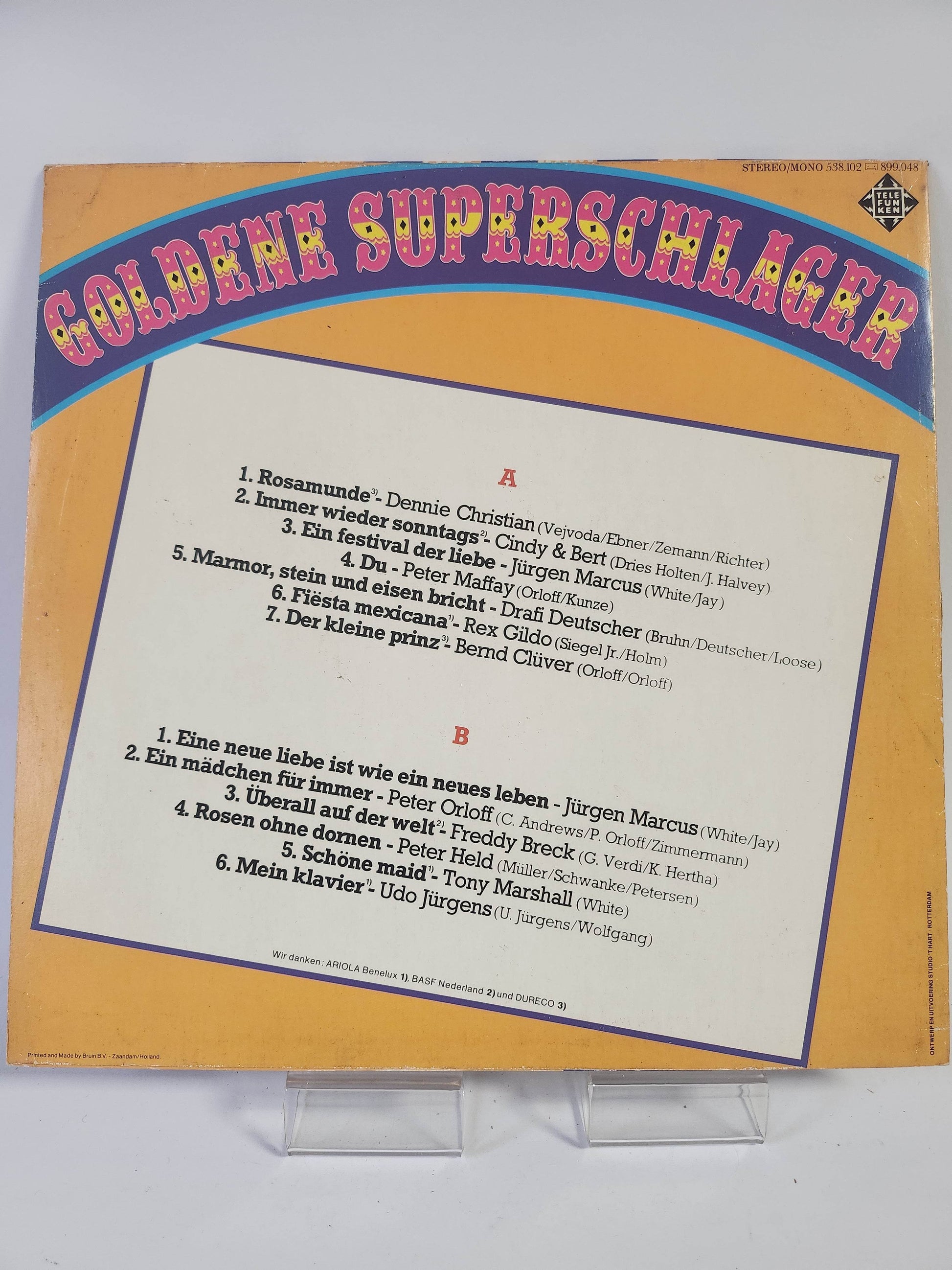 Goldene SuperSchlager LP Vinyl - Feniks Gameshop
