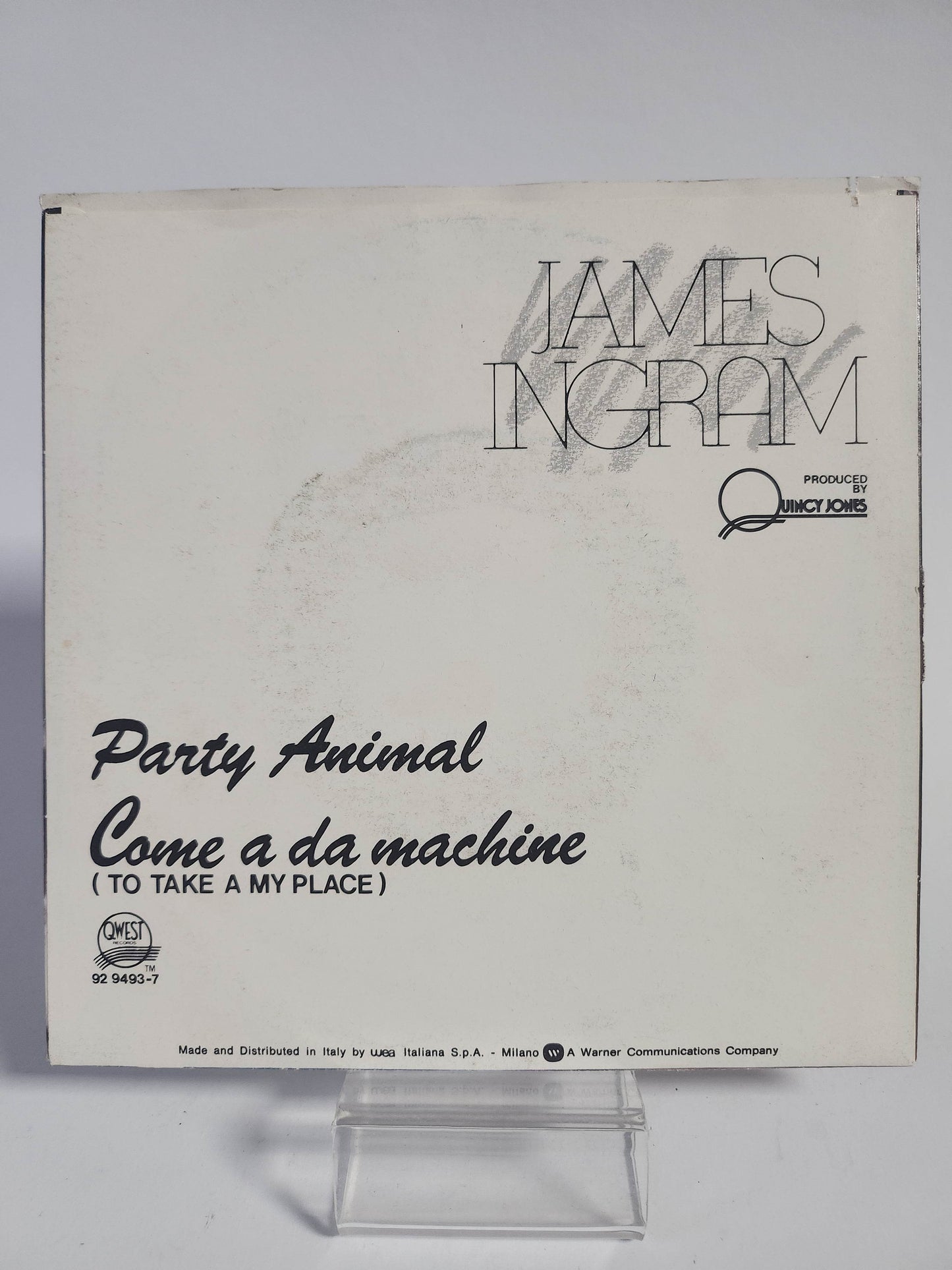 James Ingram: Party Animal Single Vinyl - Feniks Gameshop