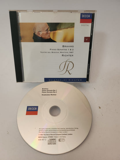Sviatoslav Richter: Brahms Piano Sonatas No 1 & 2 CD