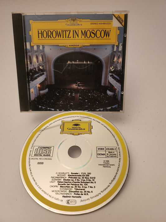 Deutsche Grammophon: Horowitz in Moscow CD