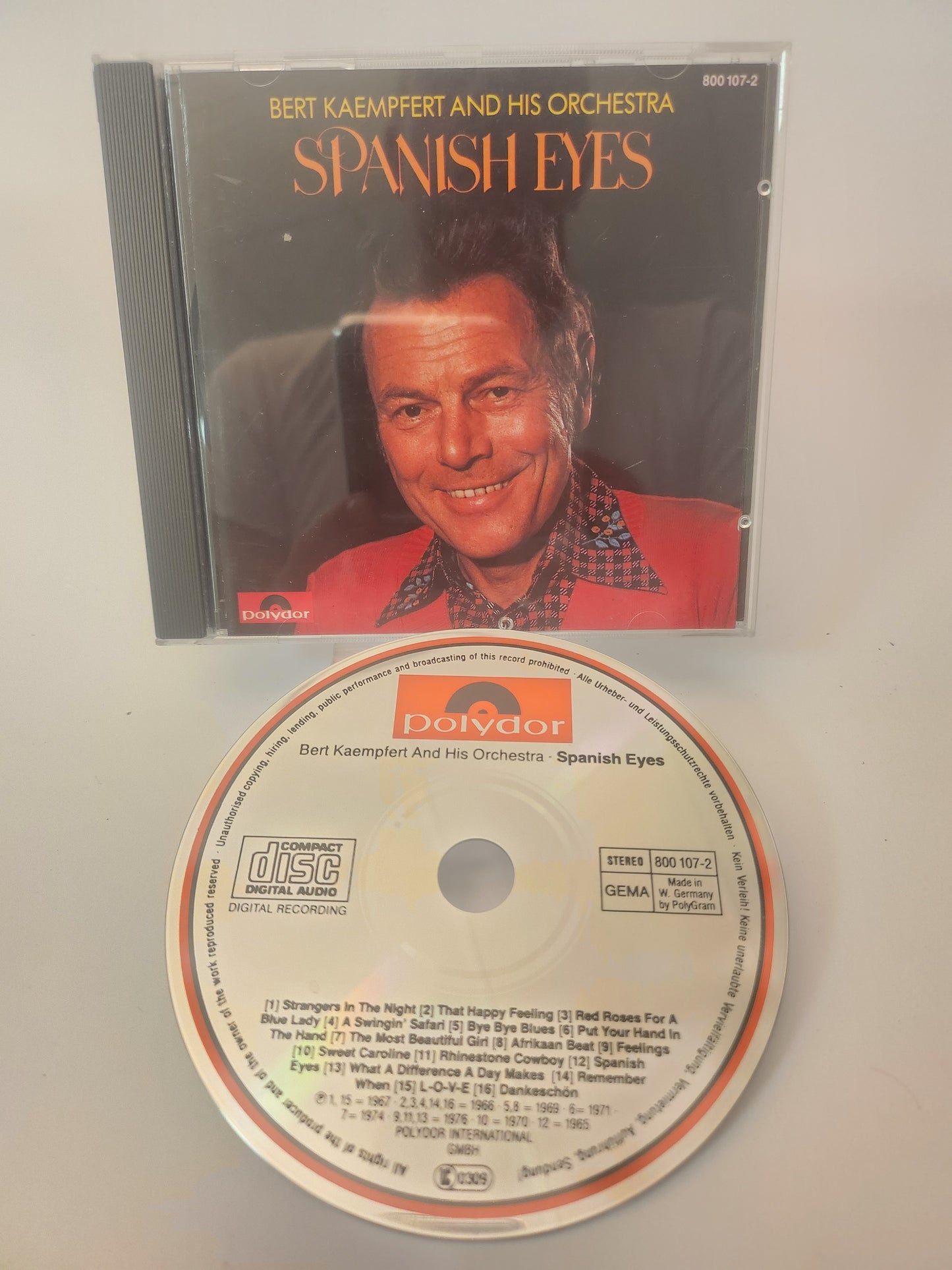 Bert Kaempfert and His Orchestra: Spanish Eyes CD