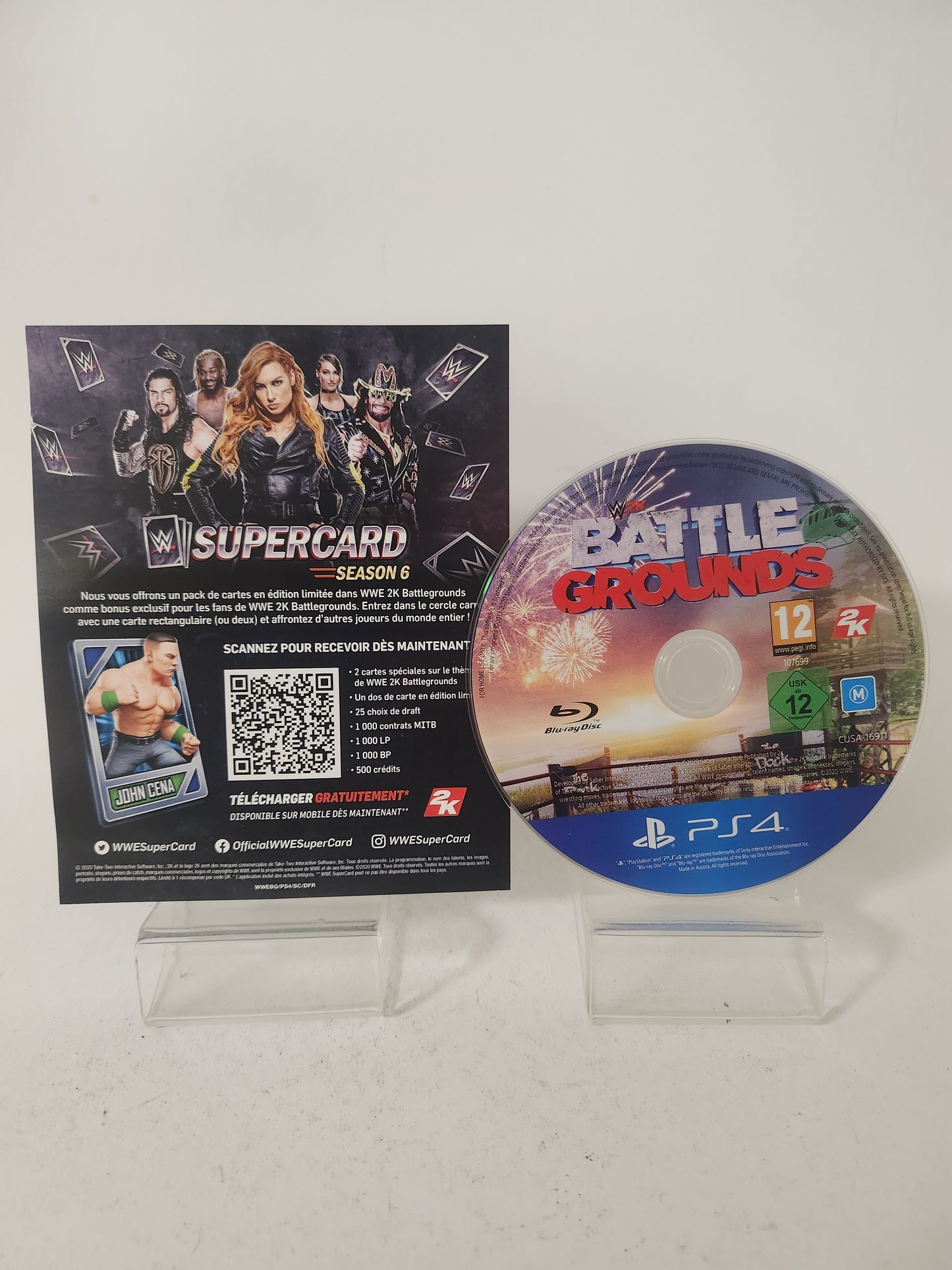 WWE 2K Battlegrounds (Copy Cover) Playstation 4