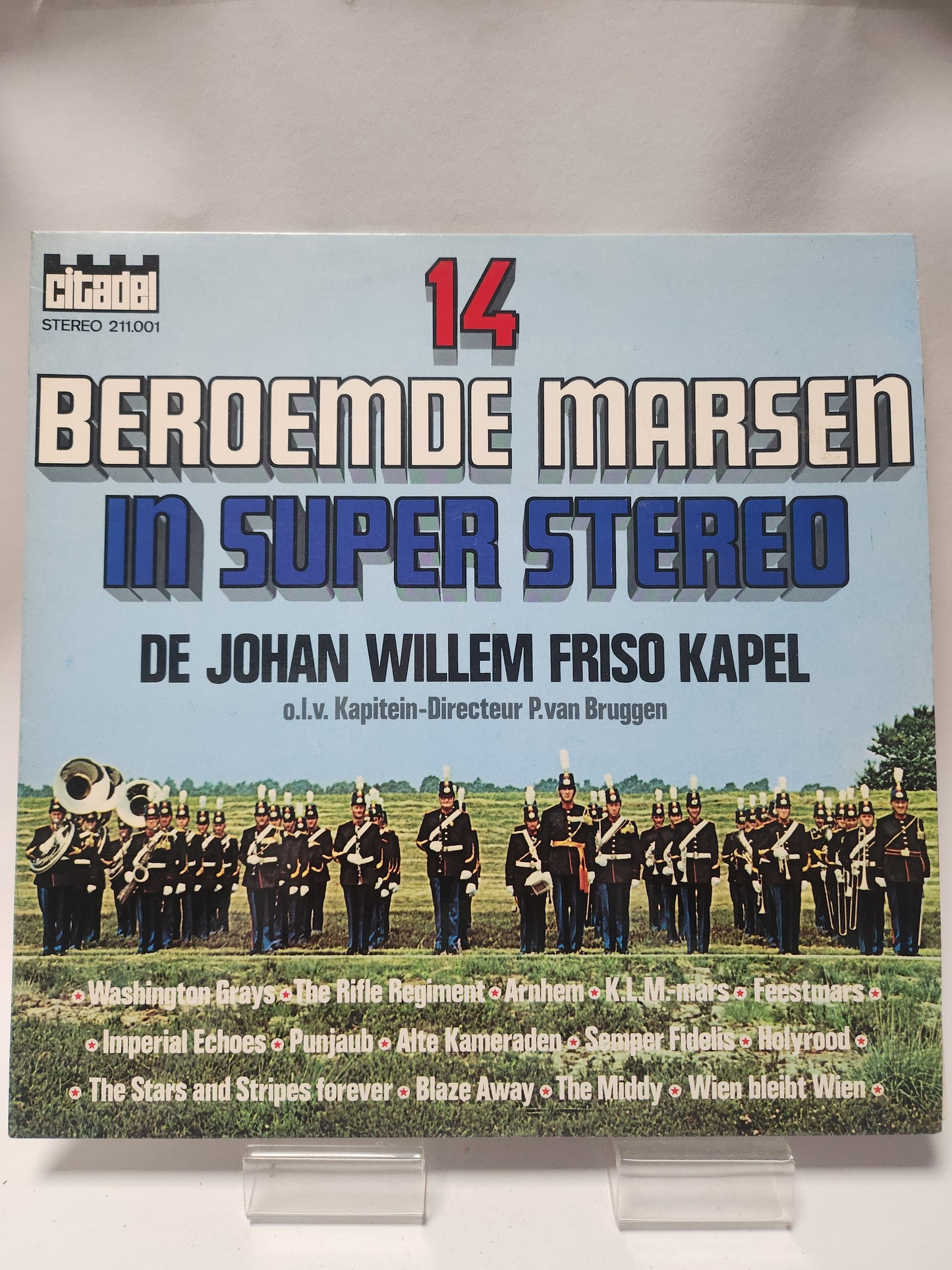 14 Beroemde Marsen in Super Stereo LP Vinyl