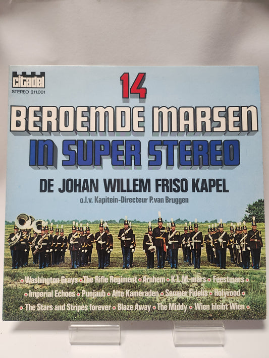 14 Beroemde Marsen in Super Stereo LP Vinyl