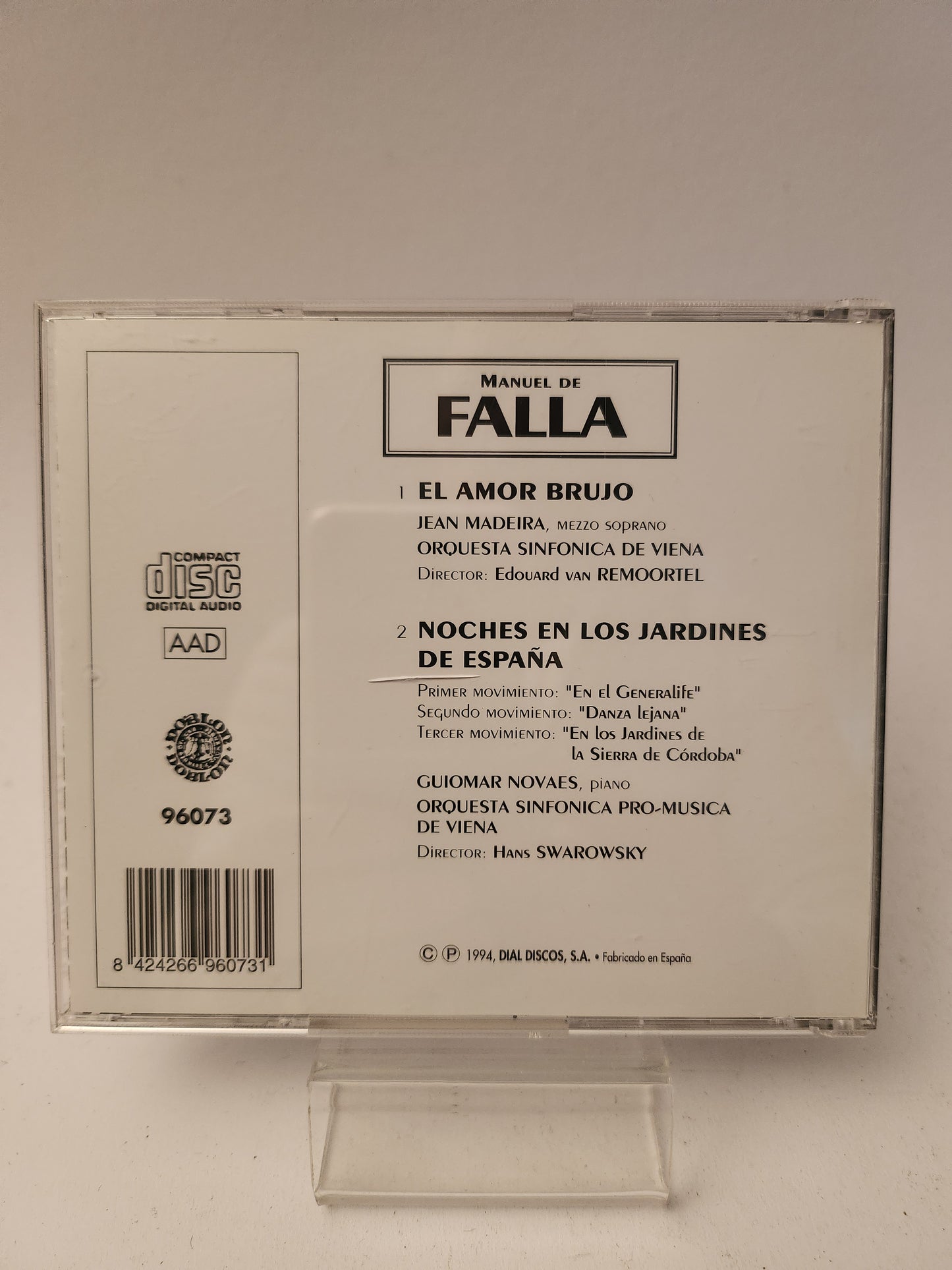 Manuel de Falla CD