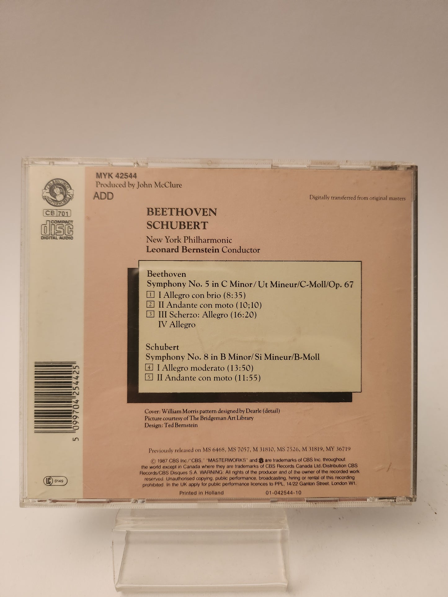Beethoven & Schubert CD