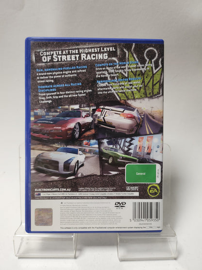Need for Speed Prostreet Australian Cover Playstation 2