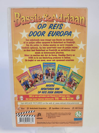 Bassie & Adriaan op Reis door Europa 1 VHS - Feniks Gameshop