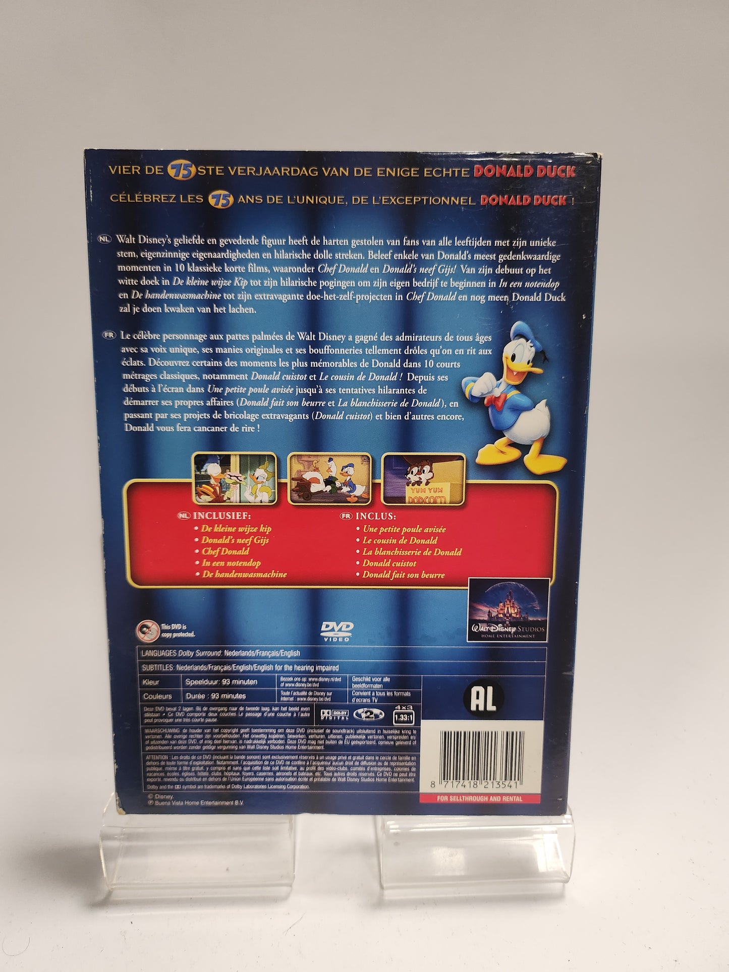 Donald Duck 75 Anniversary Limited Edition + Slipcover Dvd Kids
