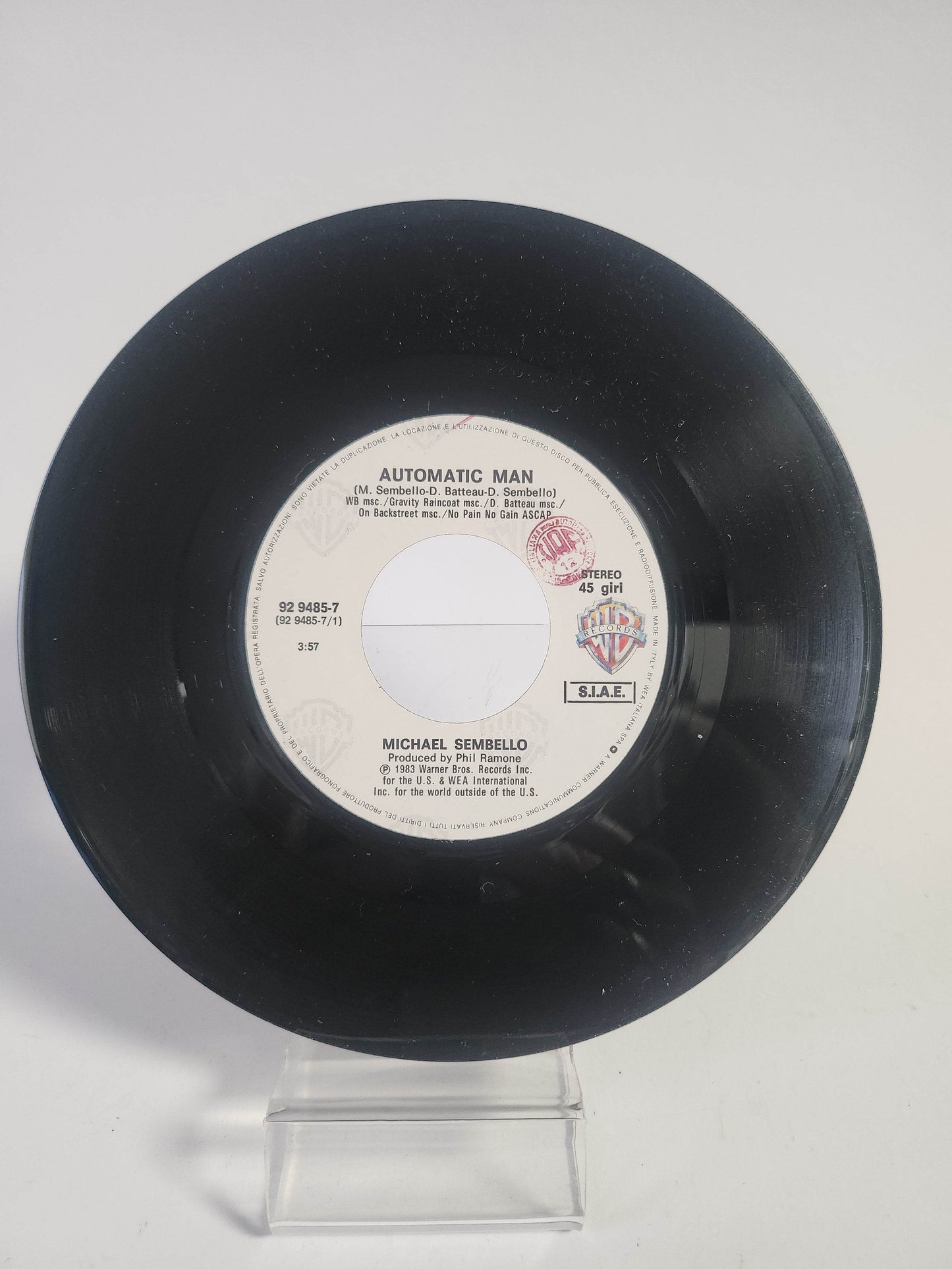 Michael Sembello: Automatic Man Single Vinyl - Feniks Gameshop