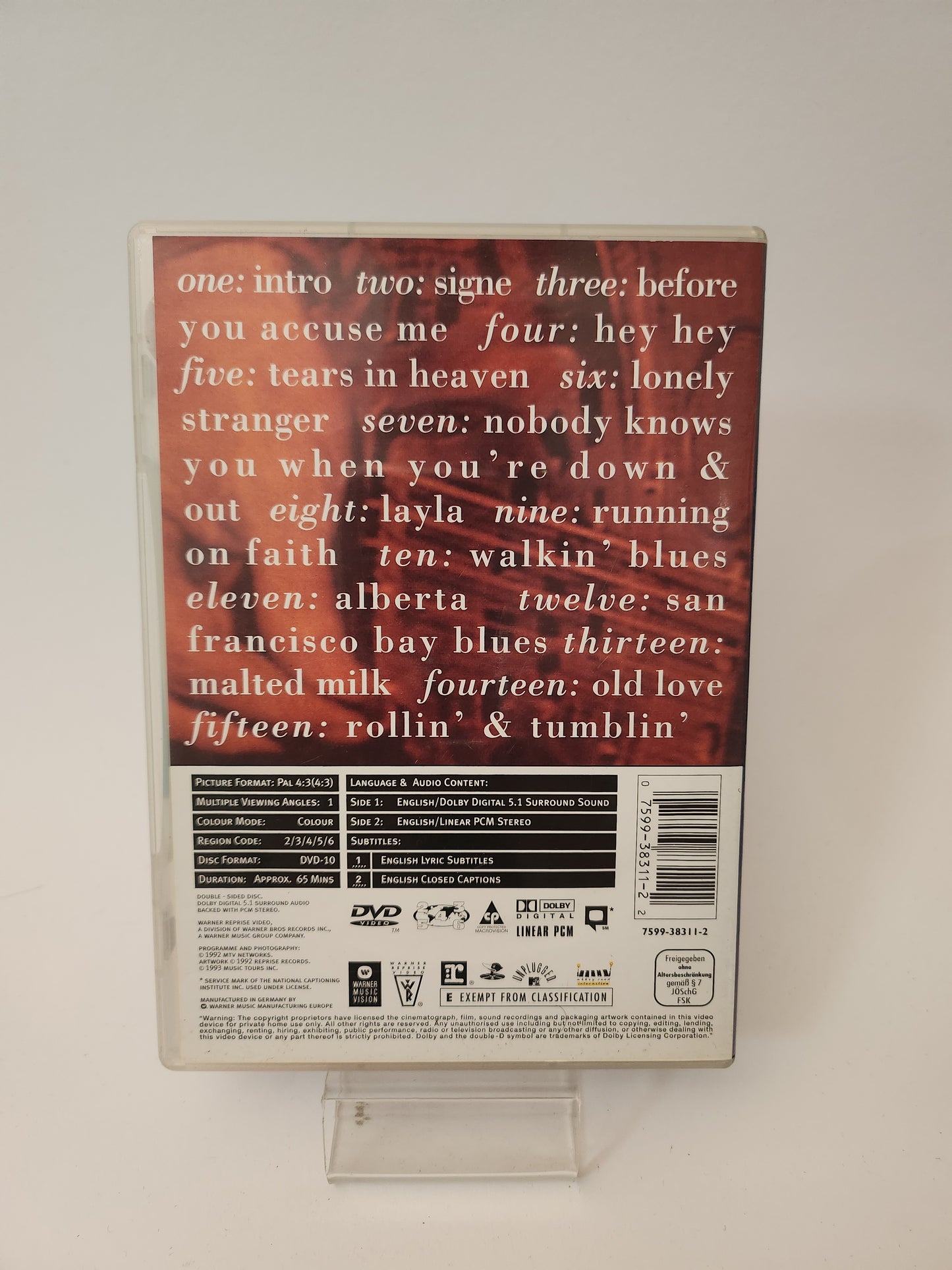 Eric Clapton: Unplugged DVD Muziek