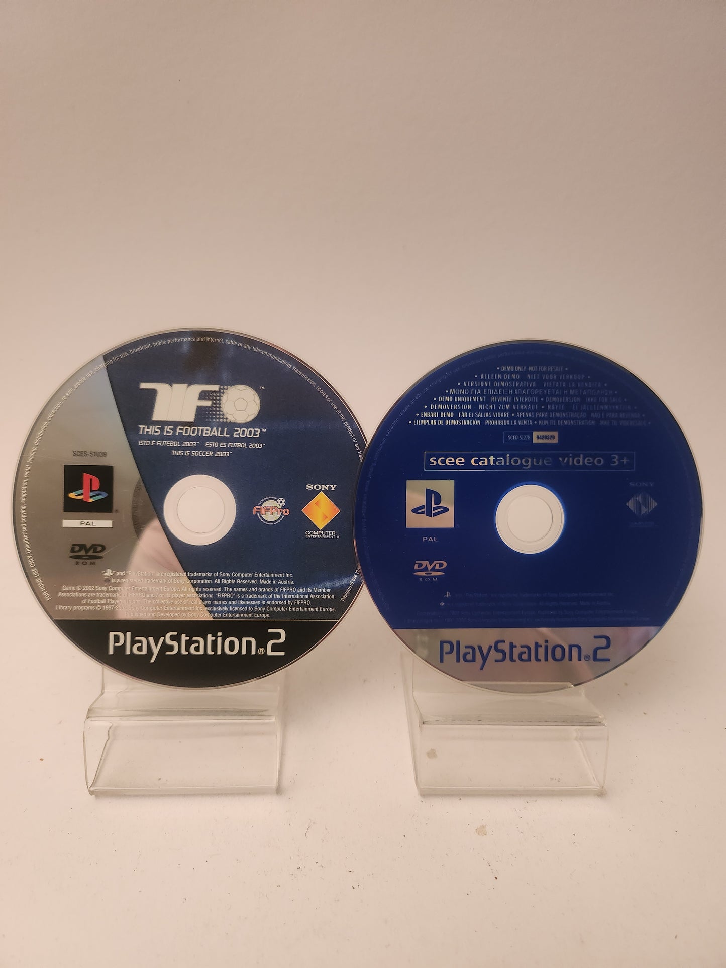This is Football 2003 + Scee Catalogue Video 3+ Bonus Disc Playstation 2