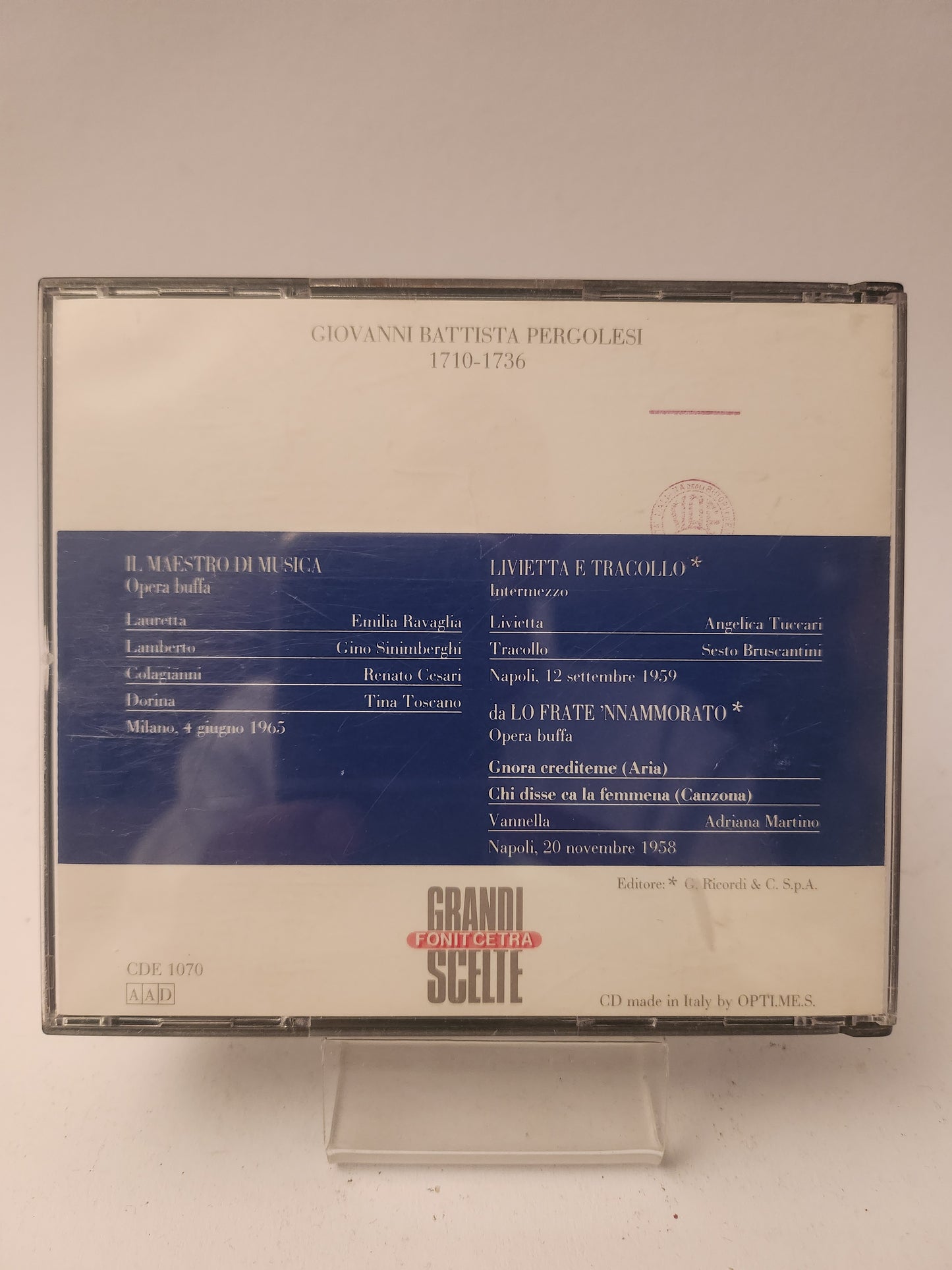 Fonit Cetra CD