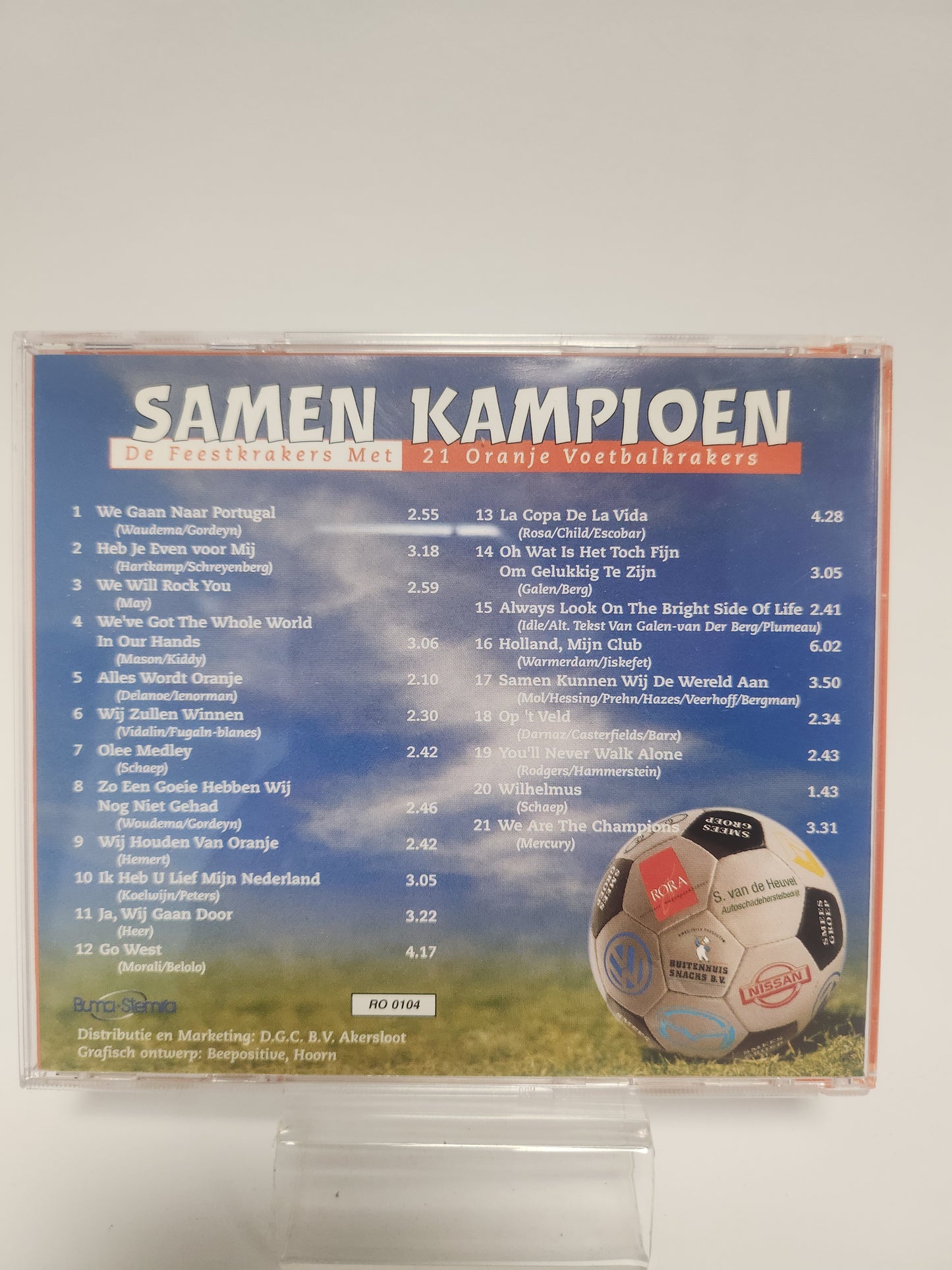 Samen Kampioen: 21 Oranje Voetbalkrakers CD