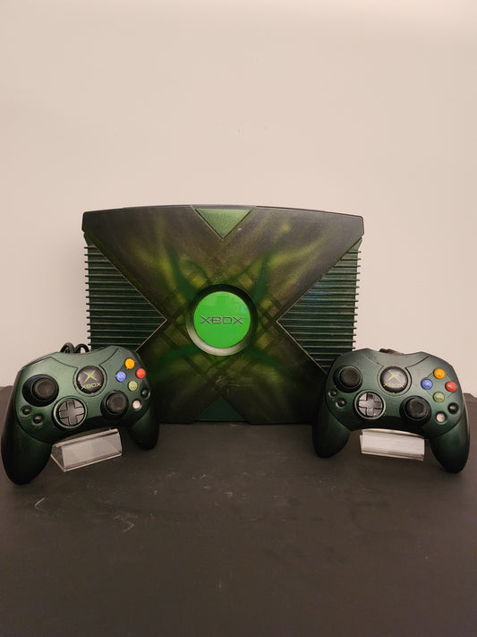 Complete Customized Xbox Original + 2 Controllers