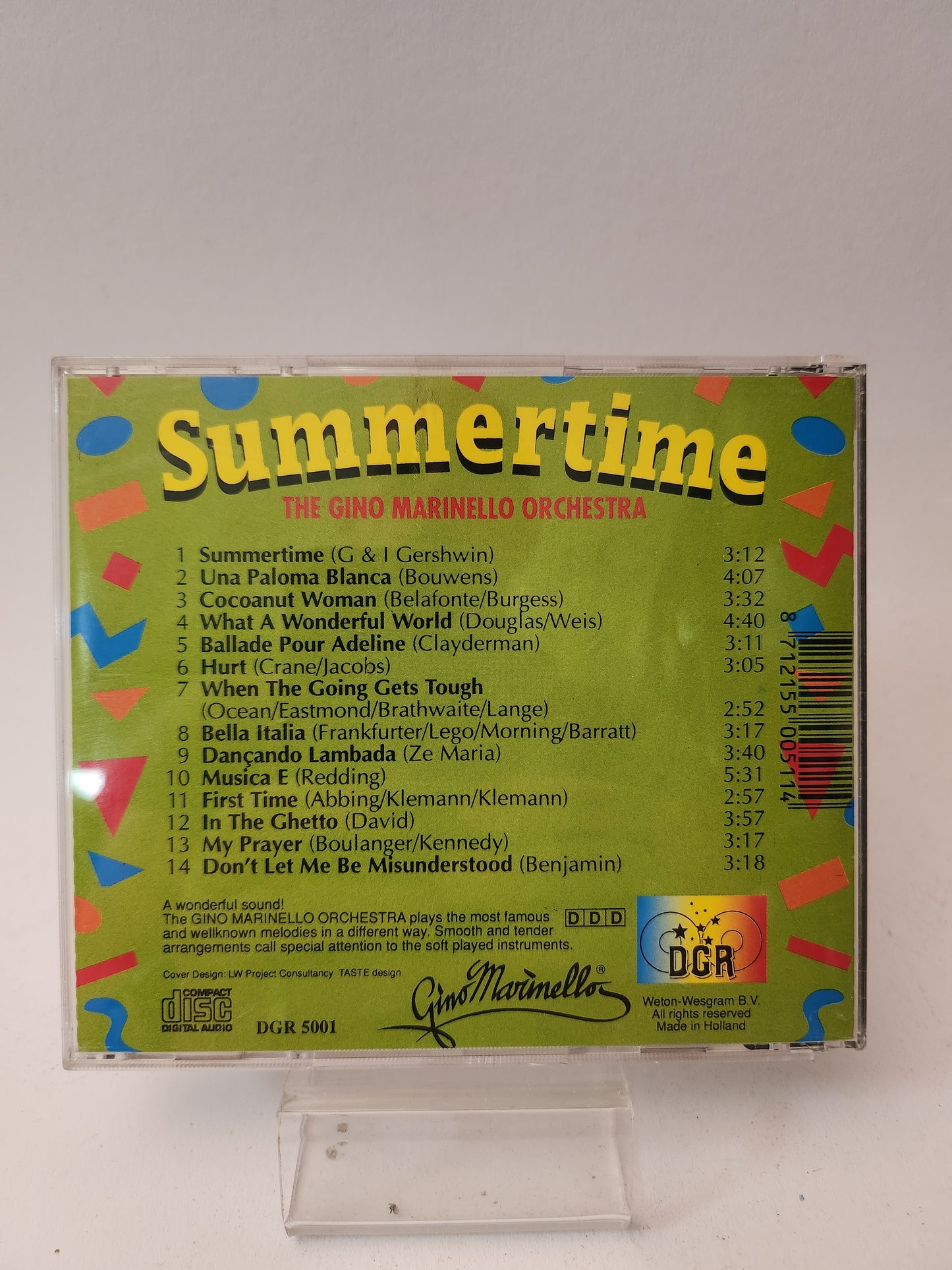 Summertime: the Gino Marinello Orchestra CD
