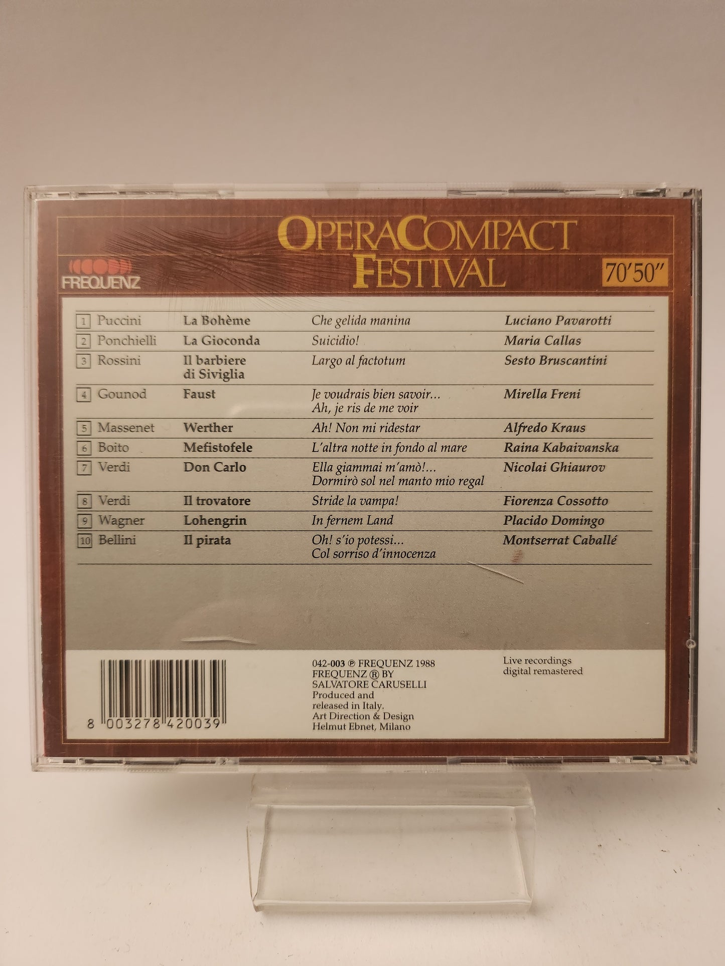 Opera Compact Festival CD
