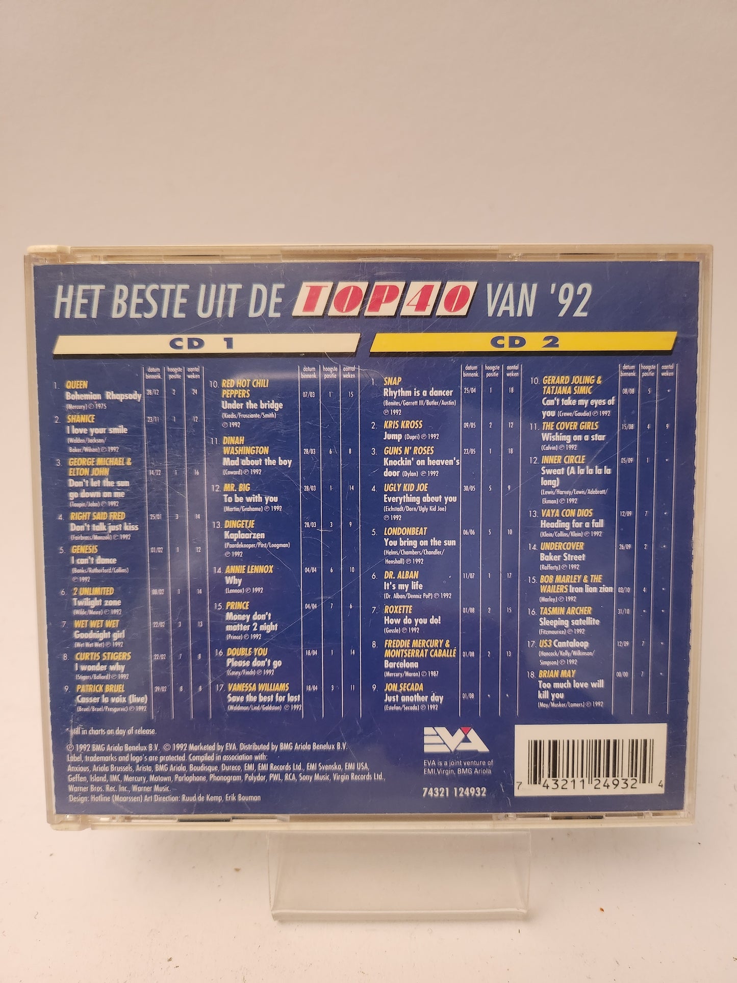 Het Beste uit de Top 40 van '92 CD
