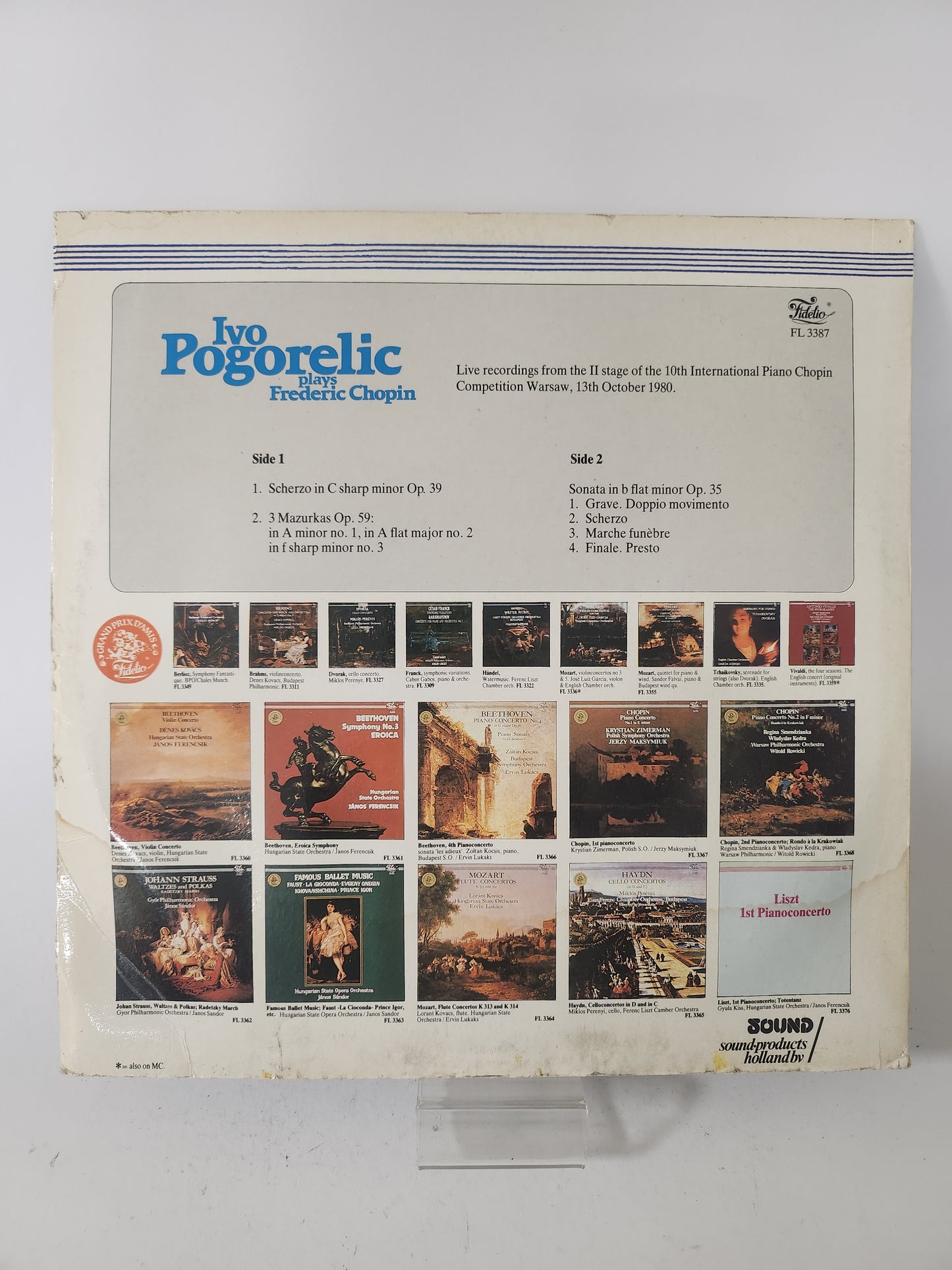 Ivo Pogorelic: Frédéric Chopin LP Vinyl