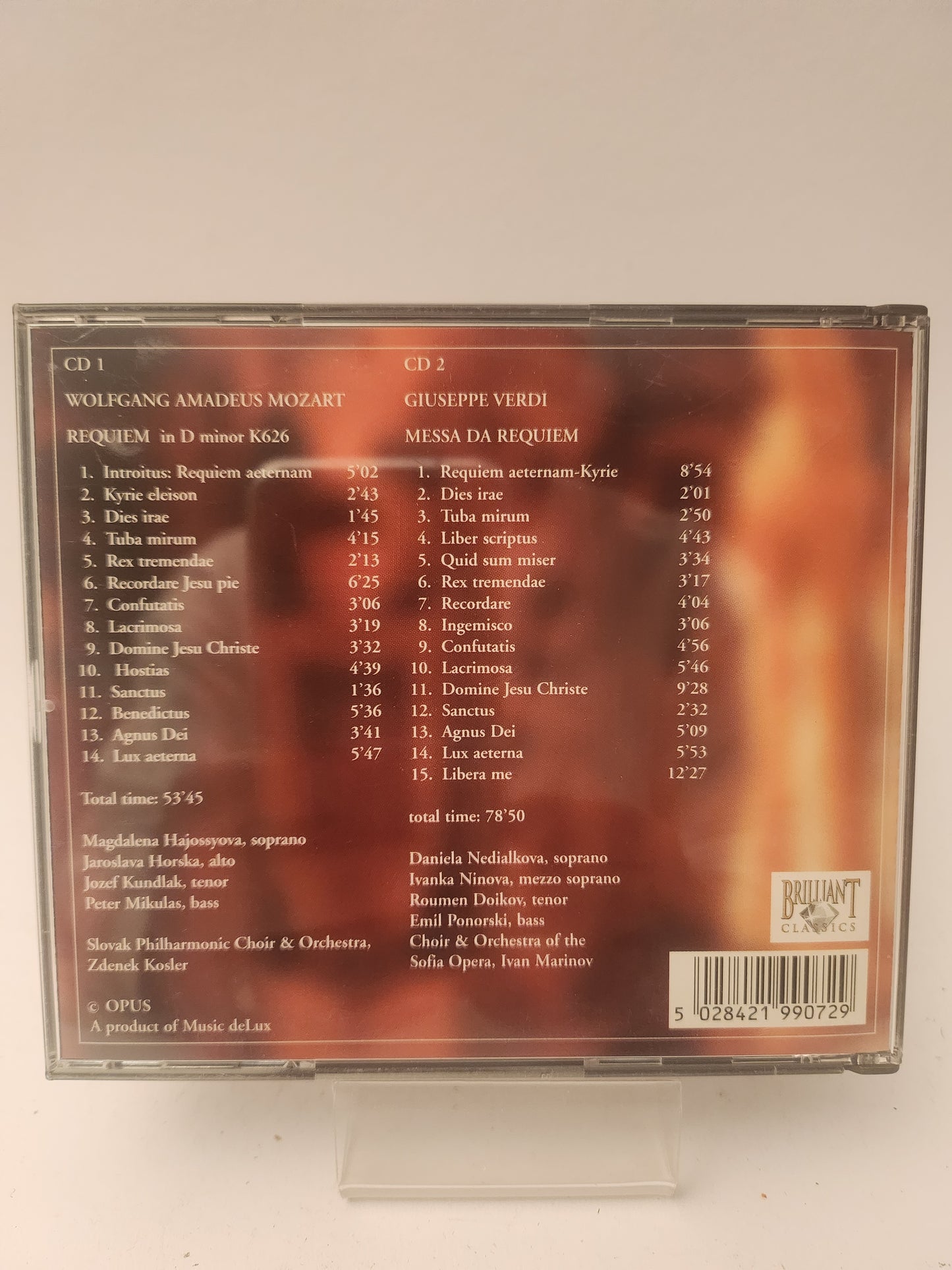 Verdi - Mozart: Requiem CD