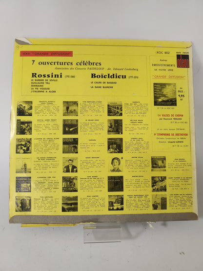 7 Ouvertures Celebres: Rossini & Boïeldieu LP Vinyl