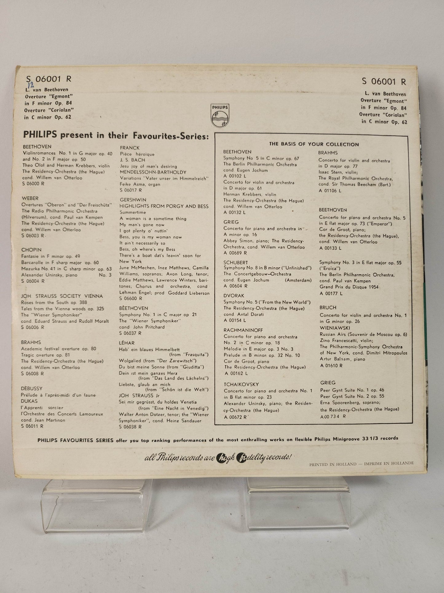 Beethoven: Favourites-Series LP Vinyl - Feniks Gameshop