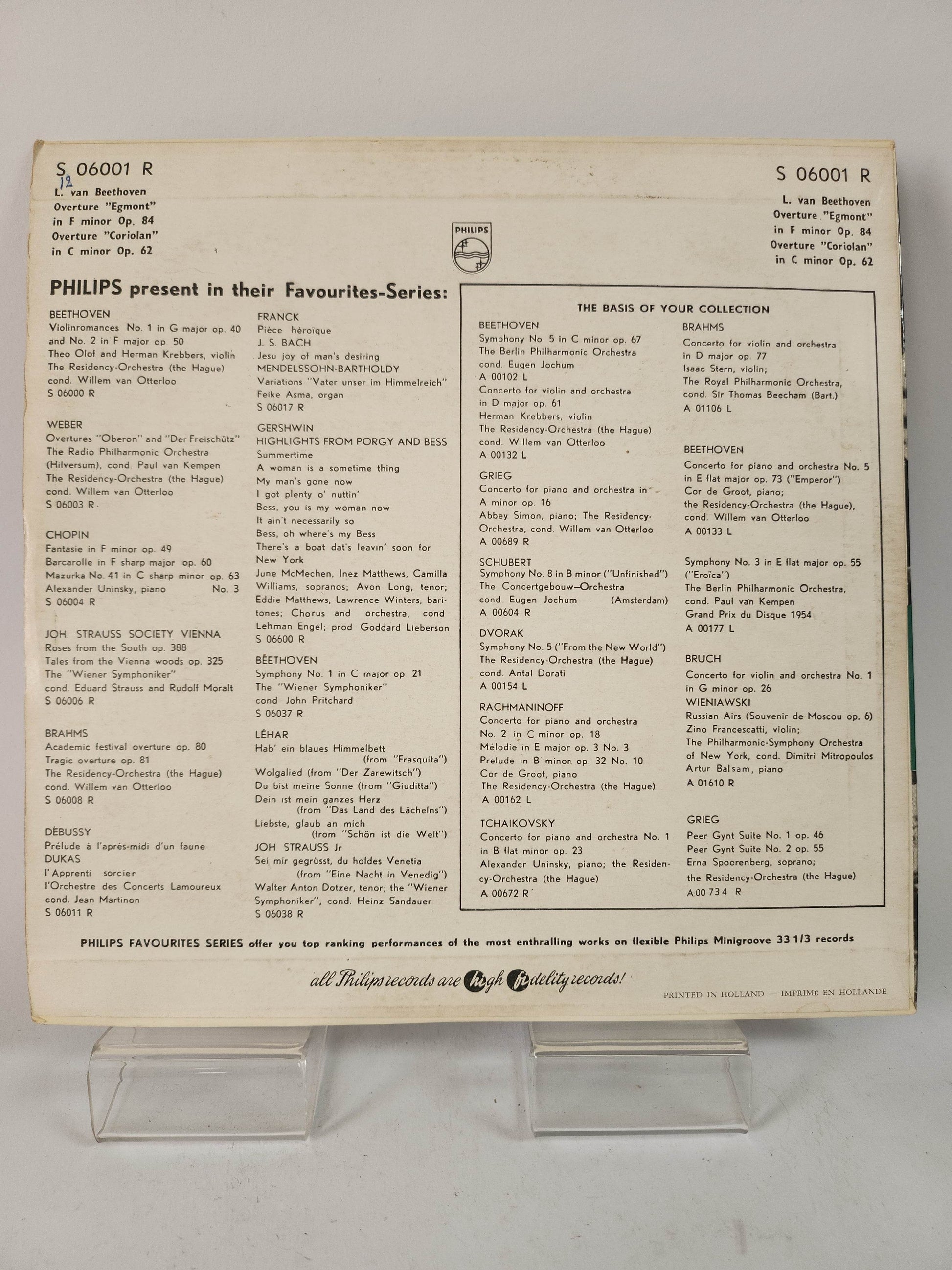 Beethoven: Favourites-Series LP Vinyl - Feniks Gameshop