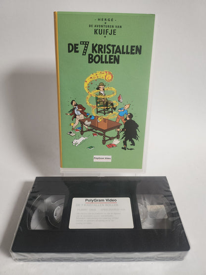 Kuifje "de 7 Kristallen Bollen" geseald VHS Kids