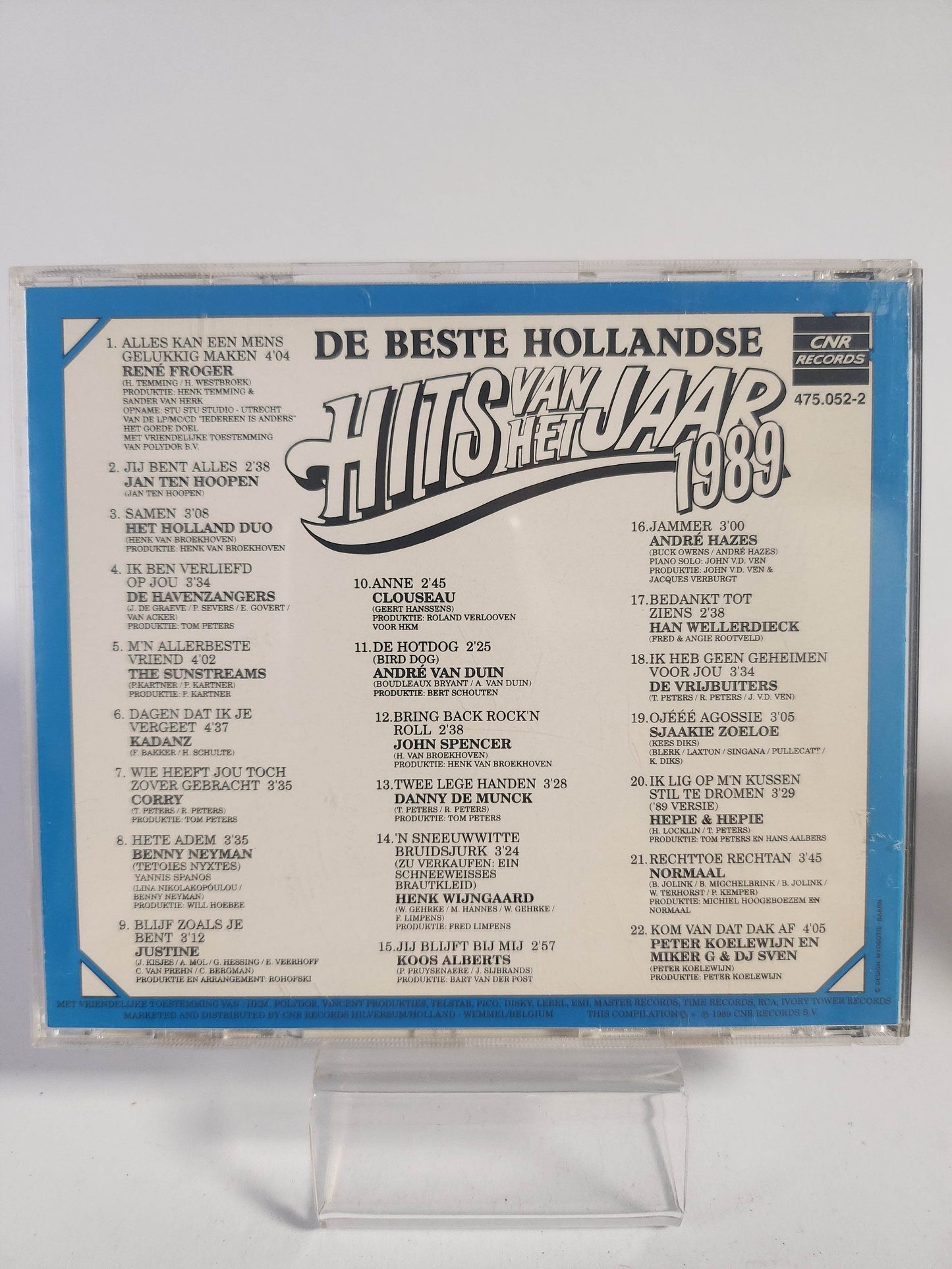 Beste Hollandse Hits van het Jaar 1989 CD - Feniks Gameshop