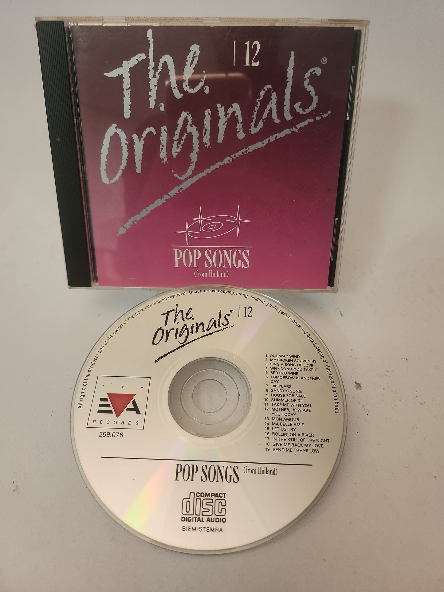 Originals Pop Songs from Holland Volume 12 CD