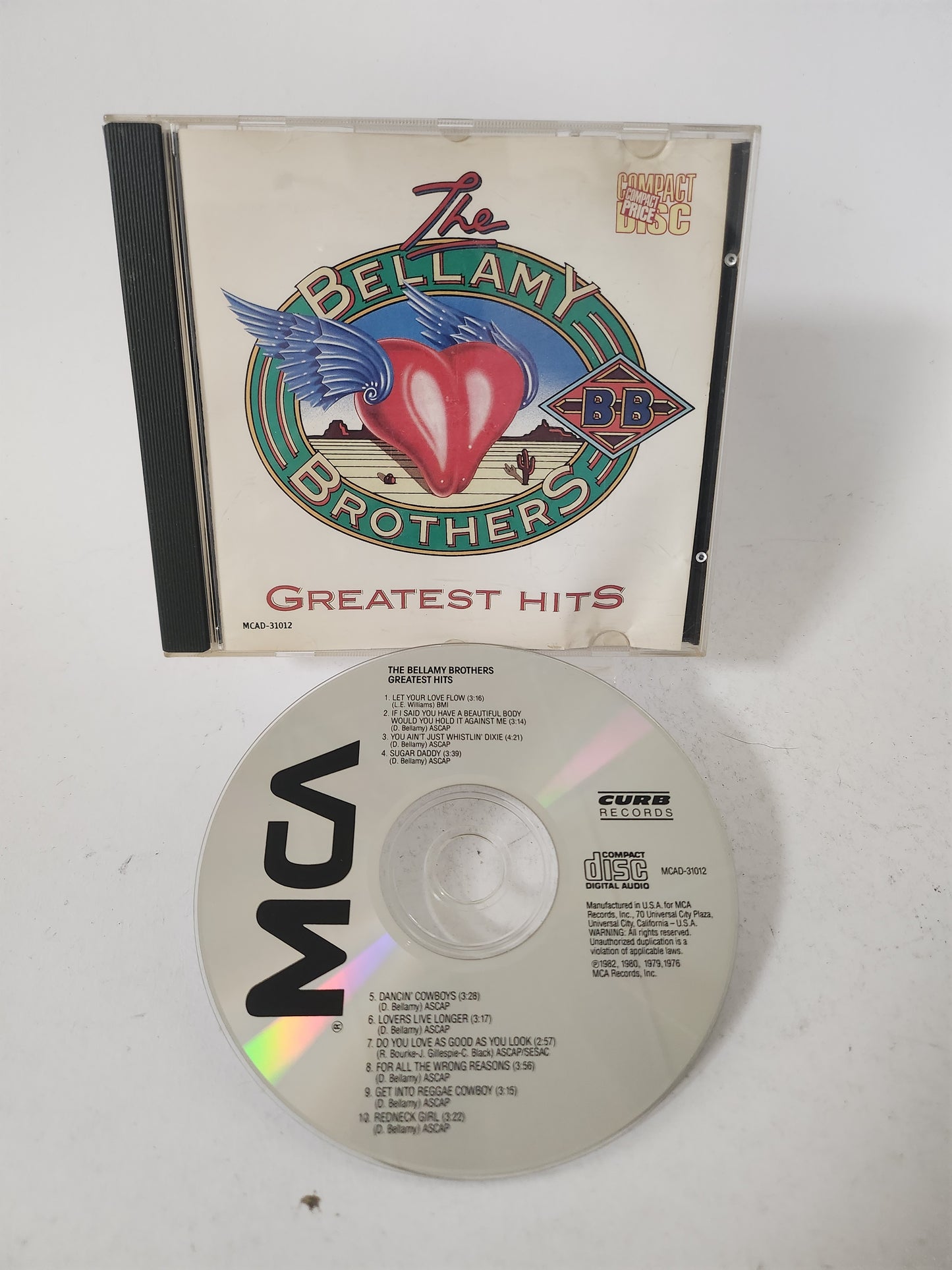 Bellamy Brothers Greatest Hits CD