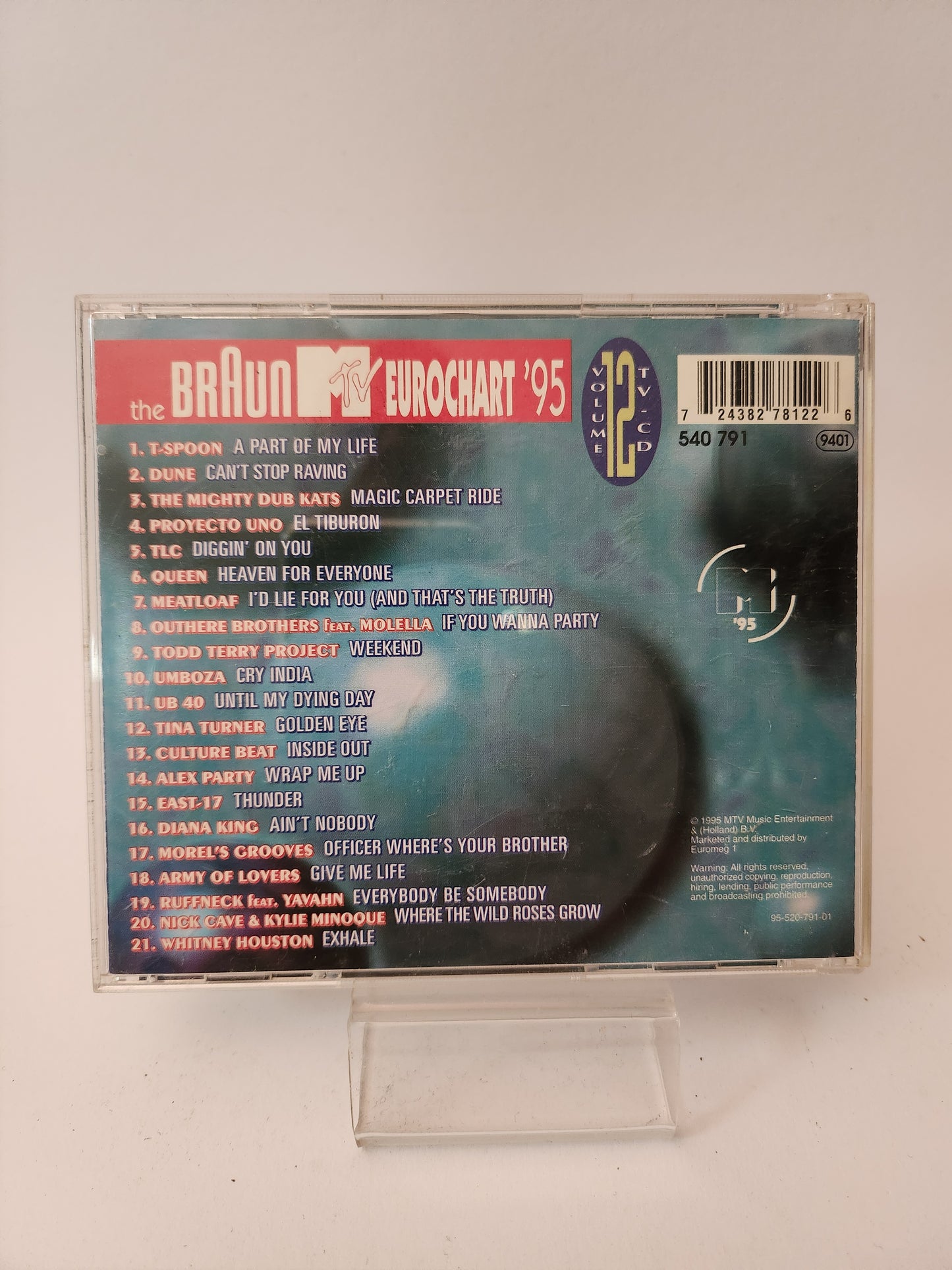 MTV Eurochart '95 Volume 12 CD