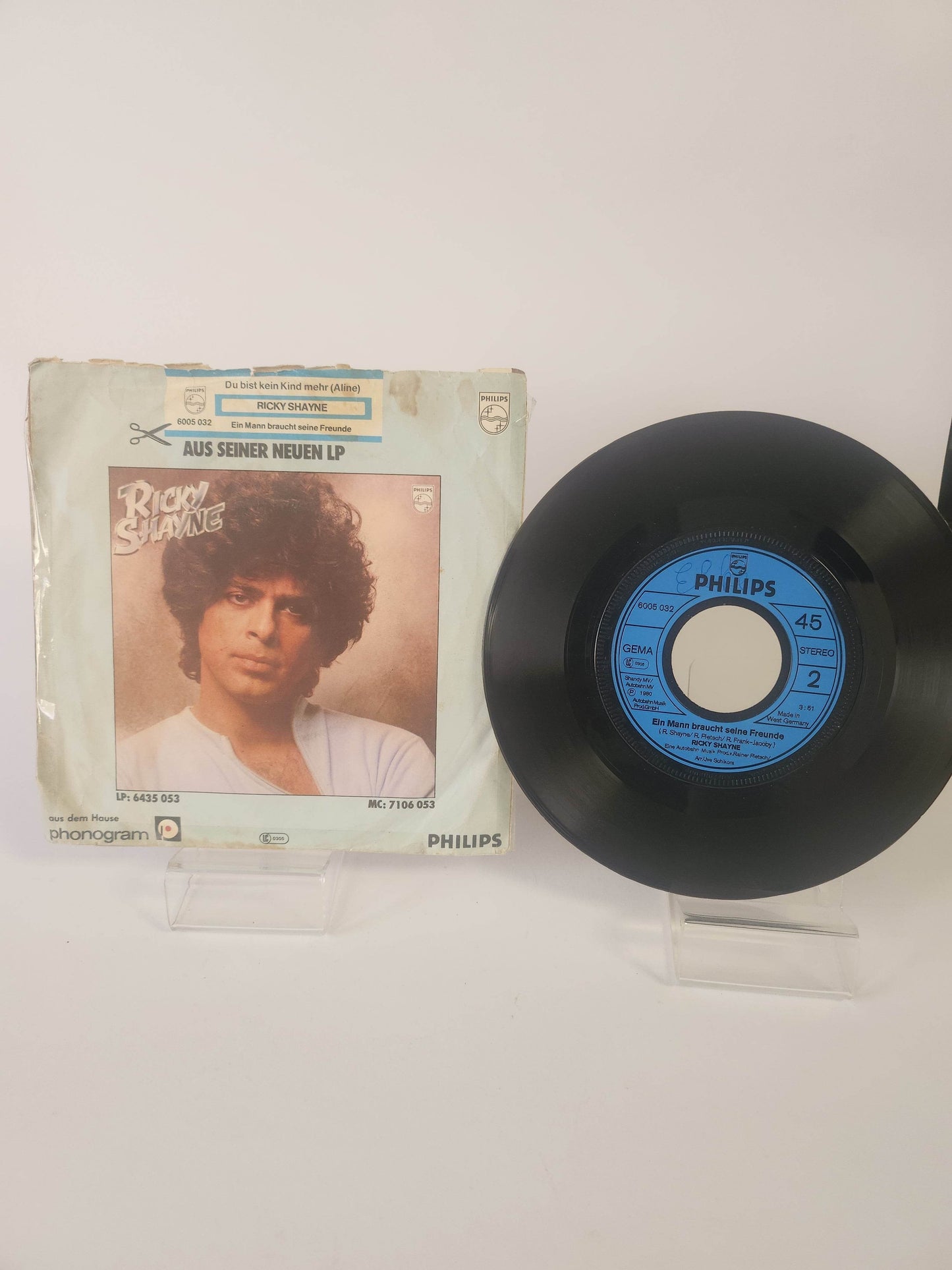 Ricky Shayne: Du Bist kein Kind Mehr Single Vinyl - Feniks Gameshop