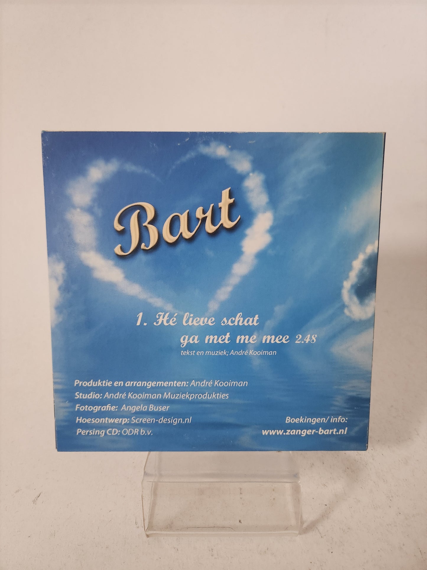 Bart: He Lieve Schat, Ga met me Mee CD Single