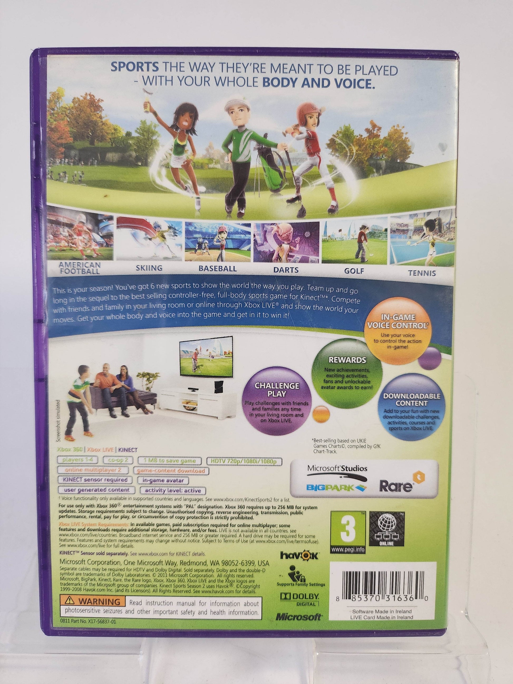 Kinect Sports Season Two Xbox 360 - Feniks Gameshop