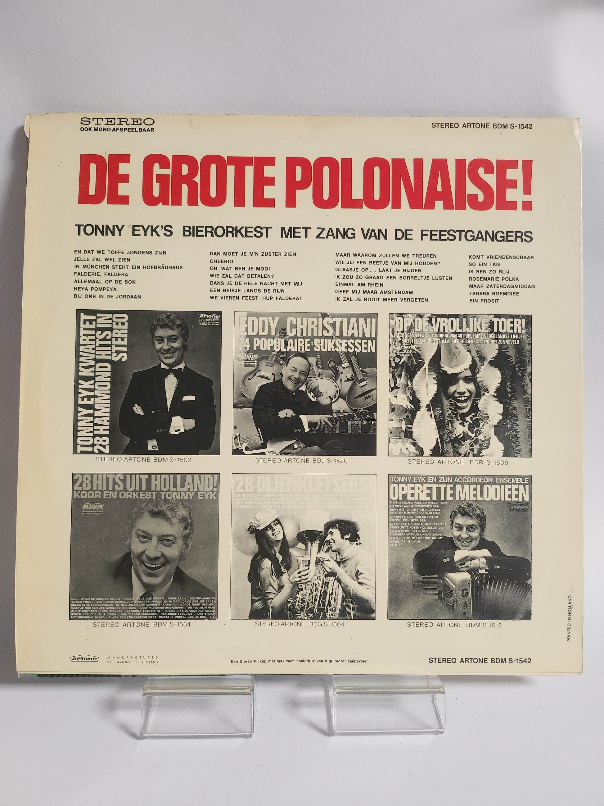 Tonny Eyk's Bierorkest: de Grote Polonaise LP Vinyl - Feniks Gameshop