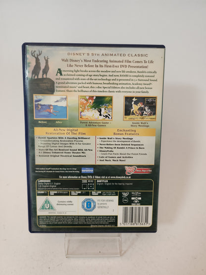 Bambi 2 Disc Special Edition Dvd Kids