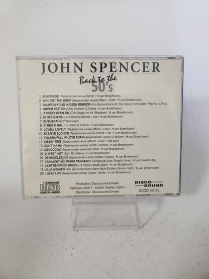 John Spencer: Back to the 50's CD