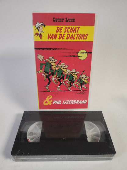 Lucky Luke: de Schat van de Daltons & Phil Ijzerdraad geseald VHS Kids - Feniks Gameshop