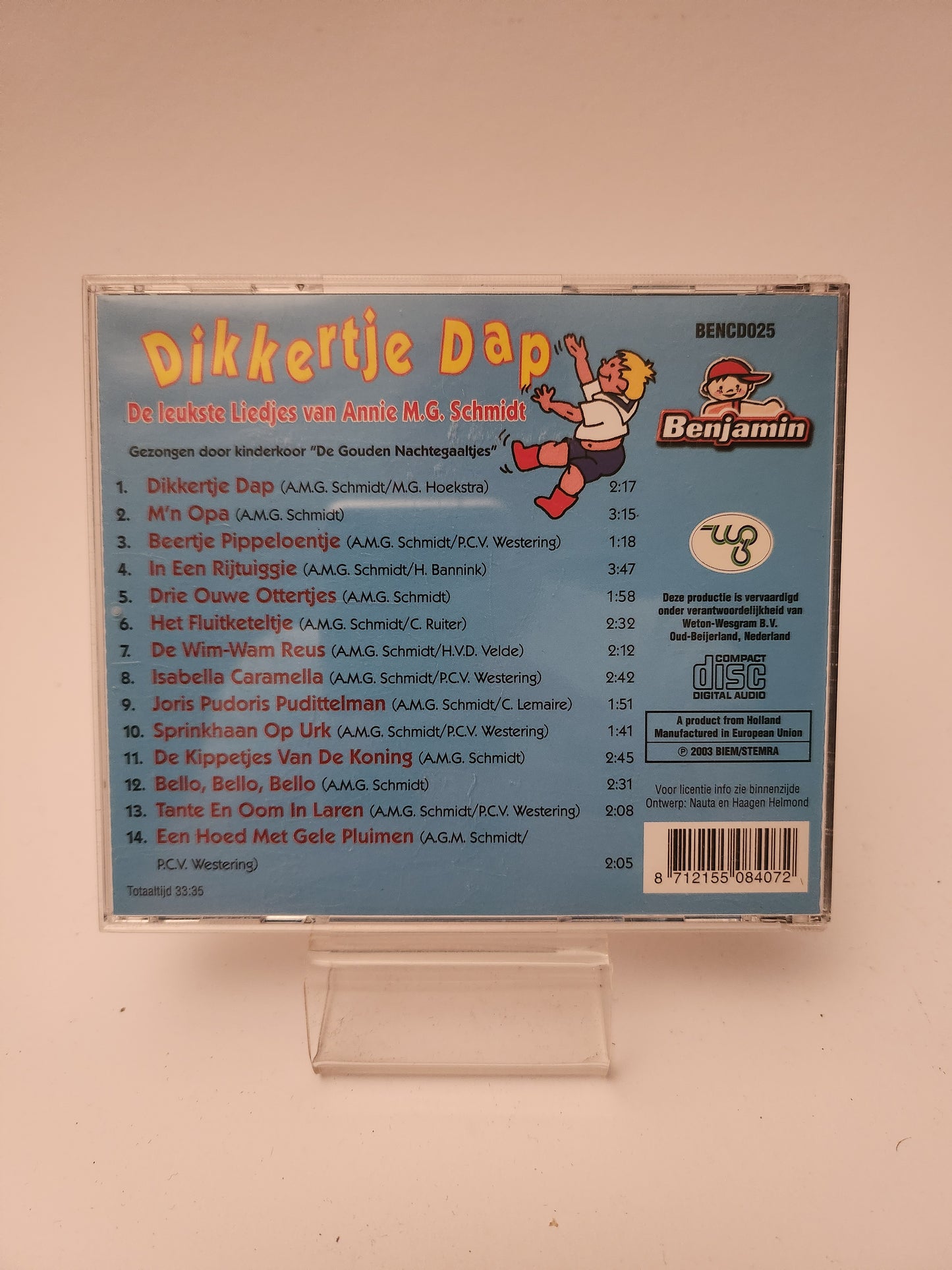 Annie MG Schmidt: Dikkertje Dap CD