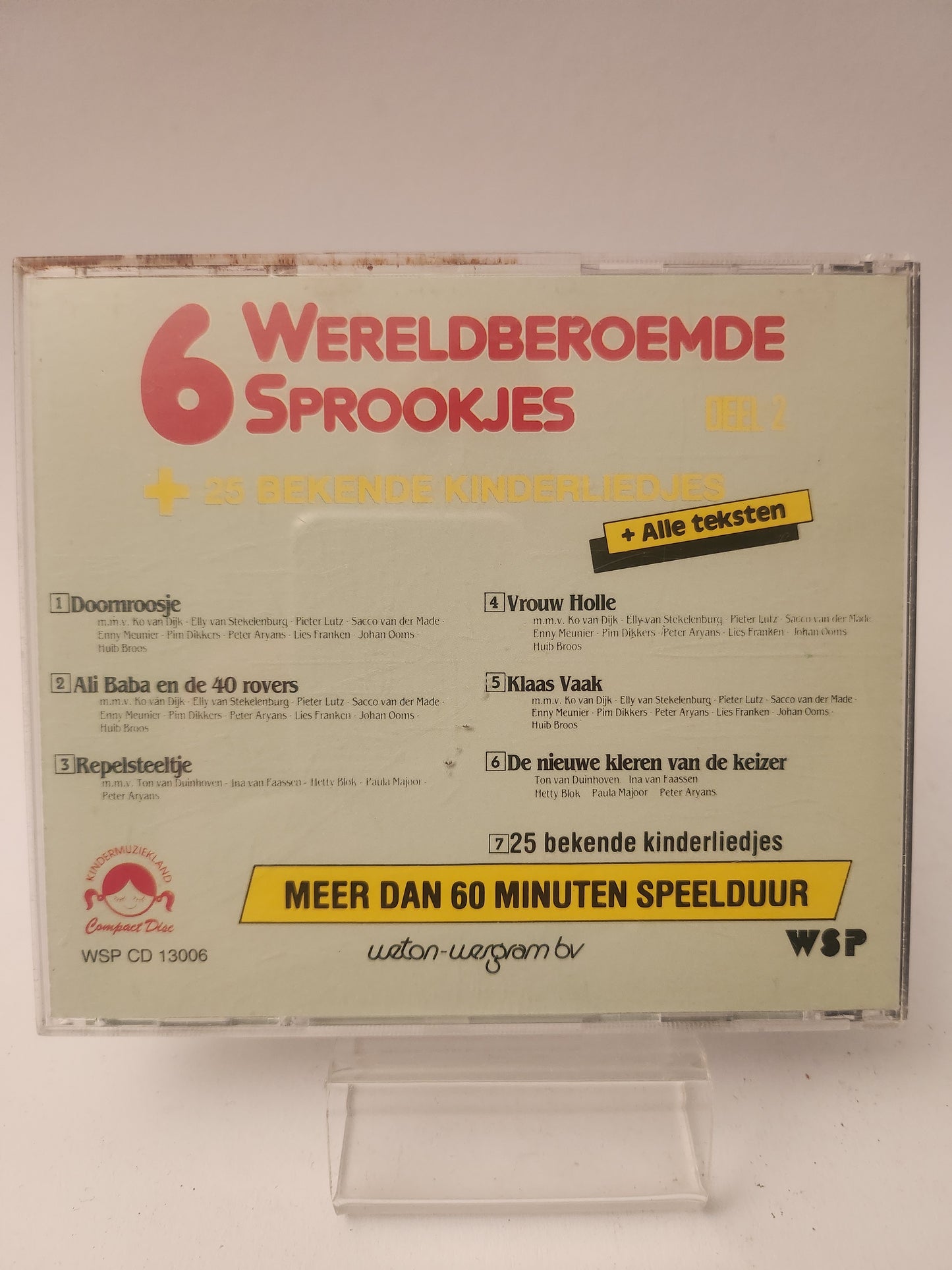 6 Wereldberoemde Sprookjes + 25 Bekende Kinderliedjes Deel 2 CD