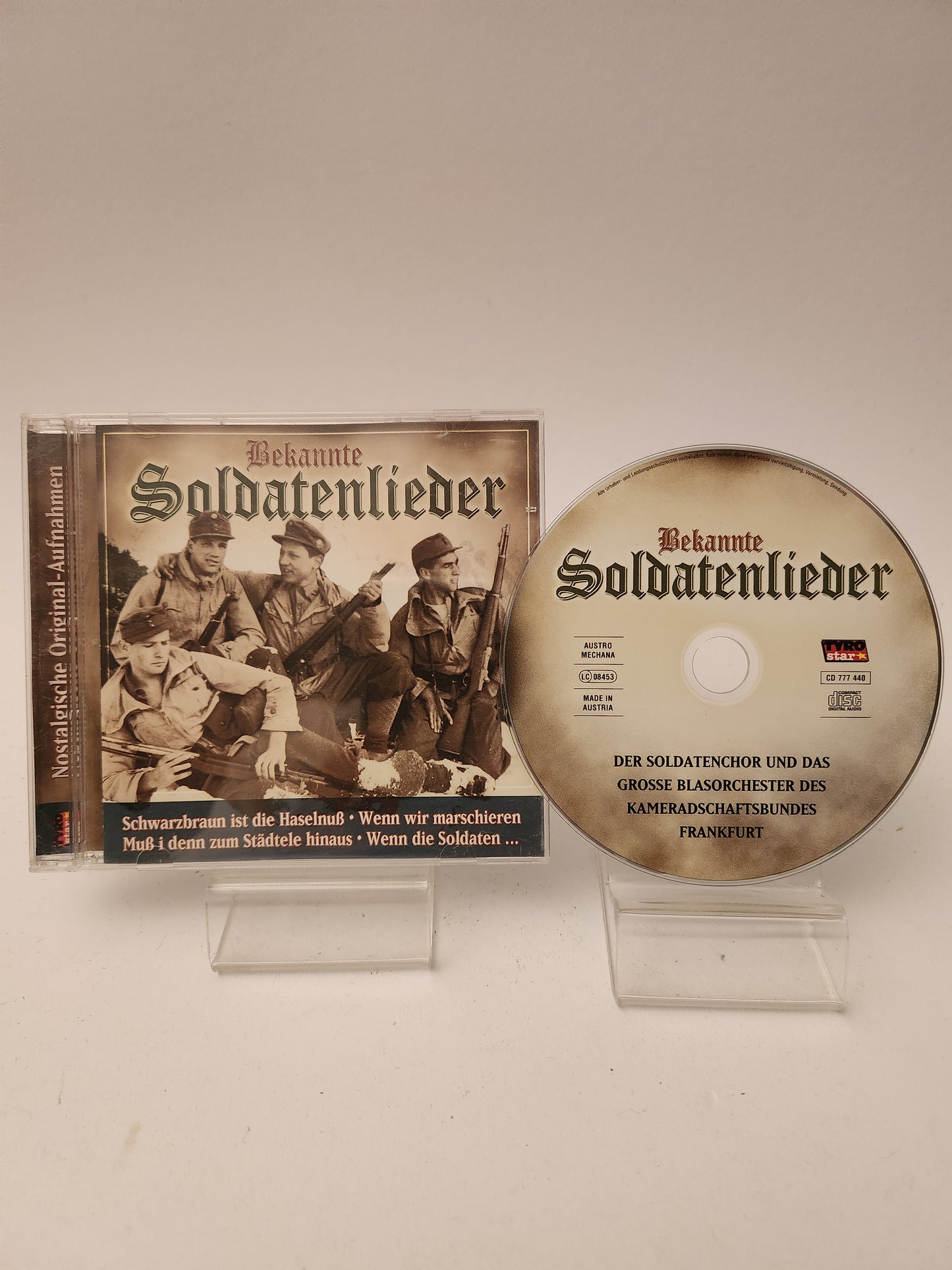 Bekannte Soldatenlieder CD