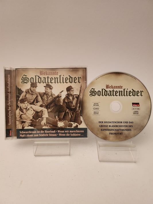 Bekannte Soldatenlieder CD