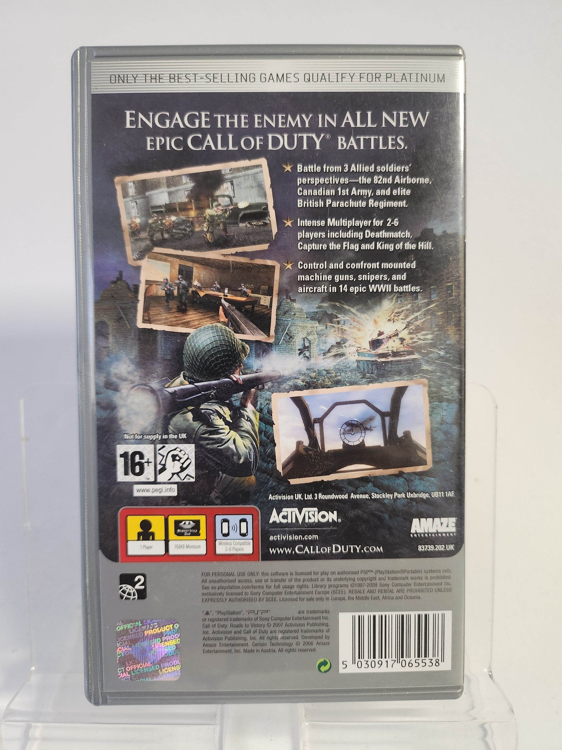 Call of Duty Roads to Victory Platinum PSP - Feniks Gameshop