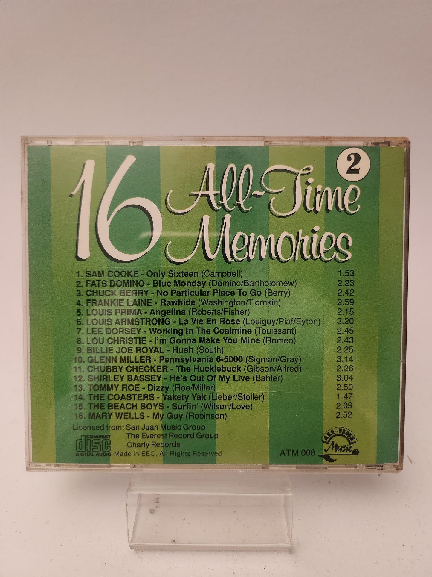 16 All-Time Memories Volume 2 CD